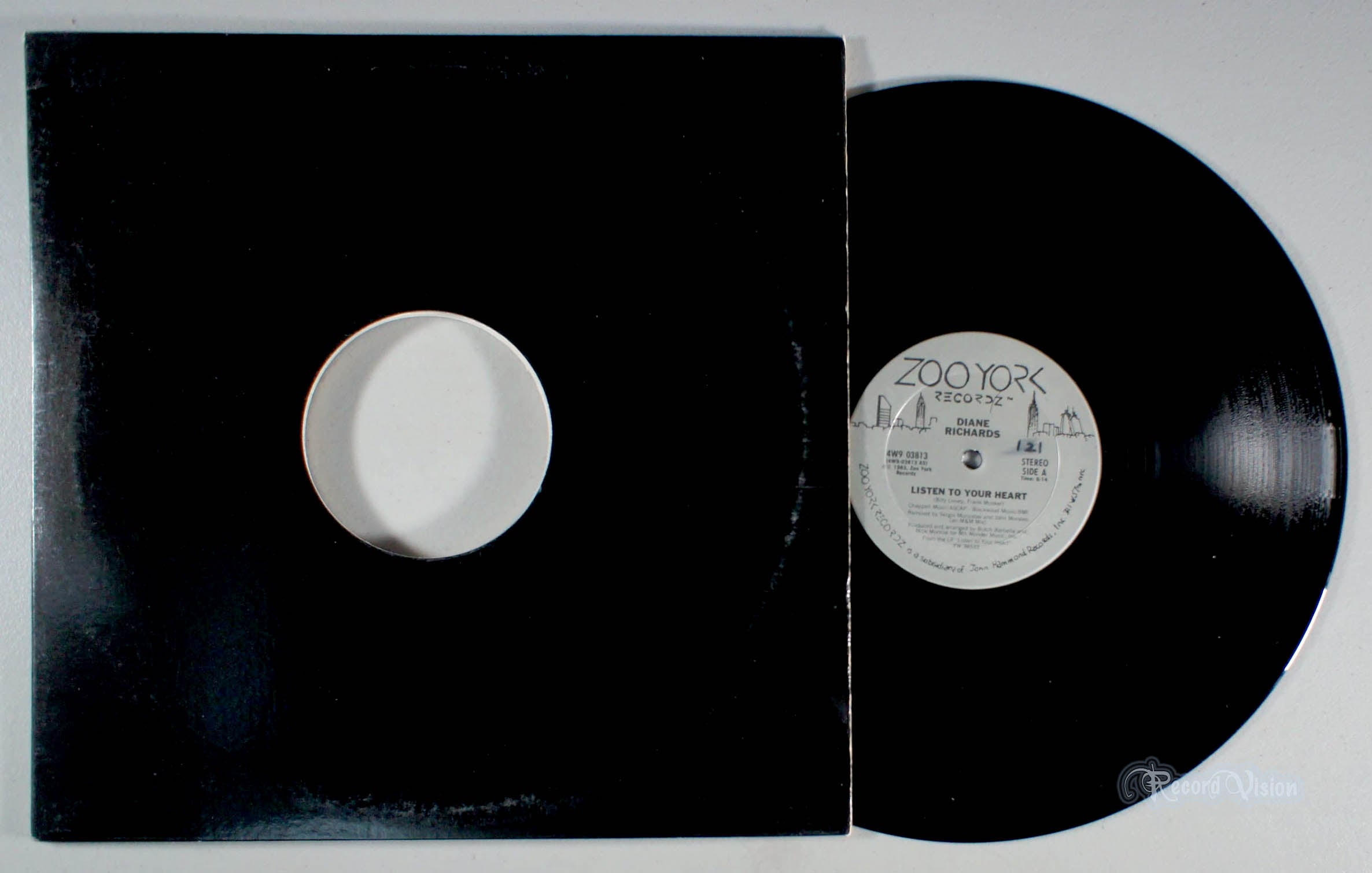 Diane Richards - Listen to Your Heart (front cover) Vinyl