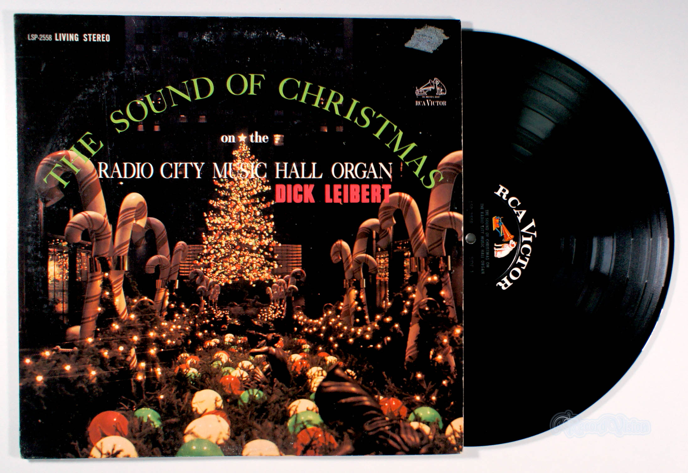 Dick Leibert - The Sound of Christmas on the Radio City Music Hall Organ (front cover) Vinyl