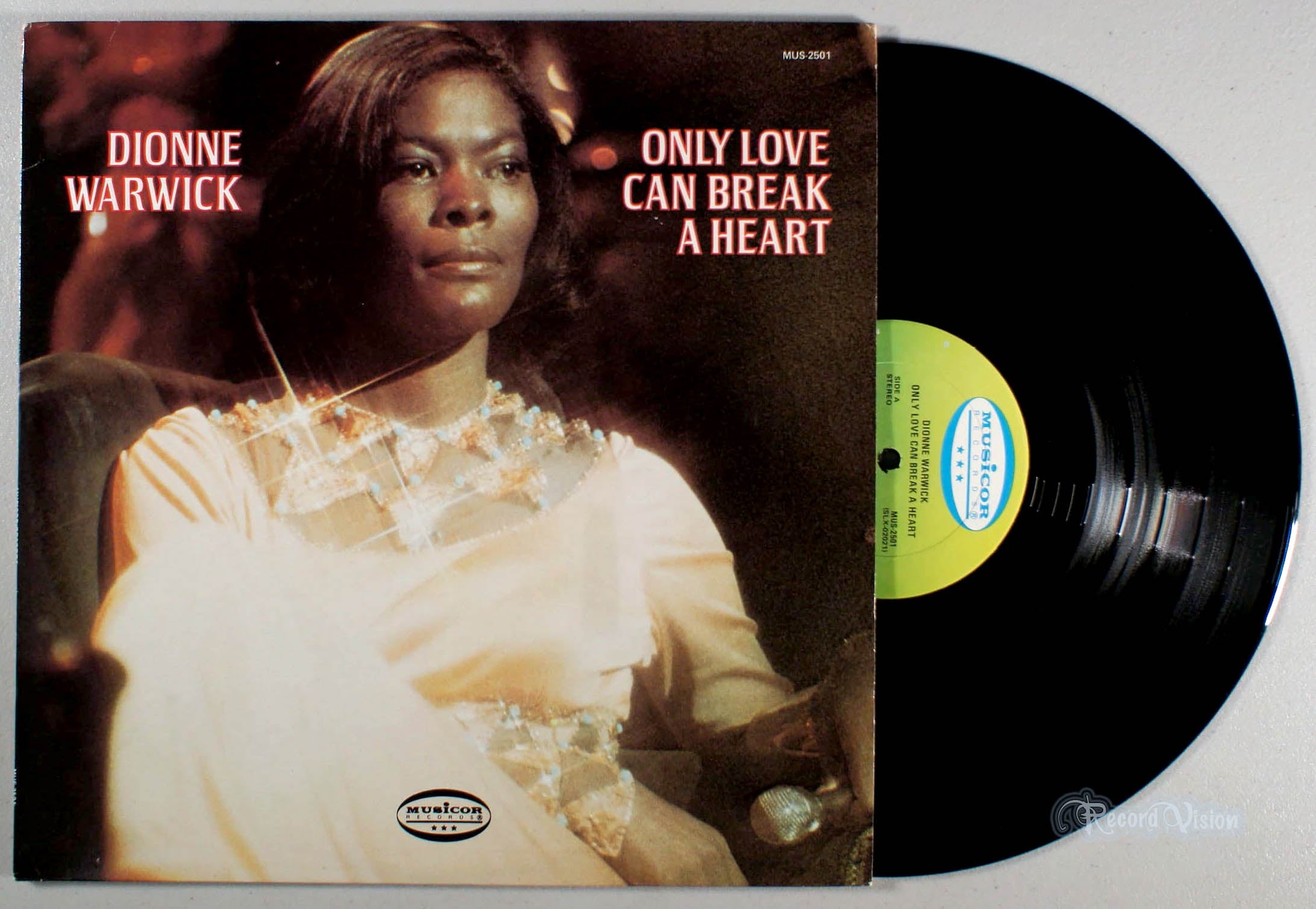 Dionne Warwick - Only Love Can Break a Heart (front cover) Vinyl