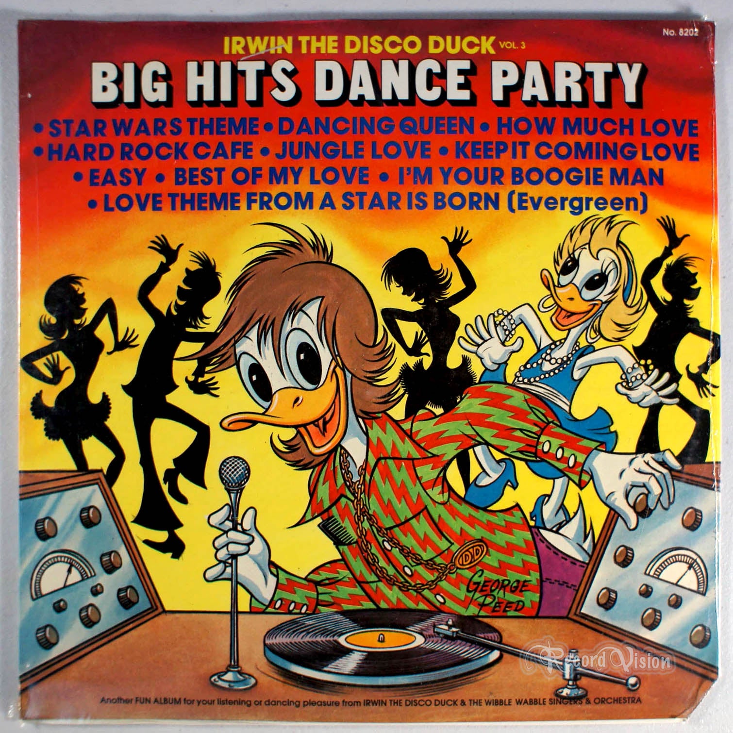 Disco Duck - Big Hits Dance Party (front cover) Vinyl