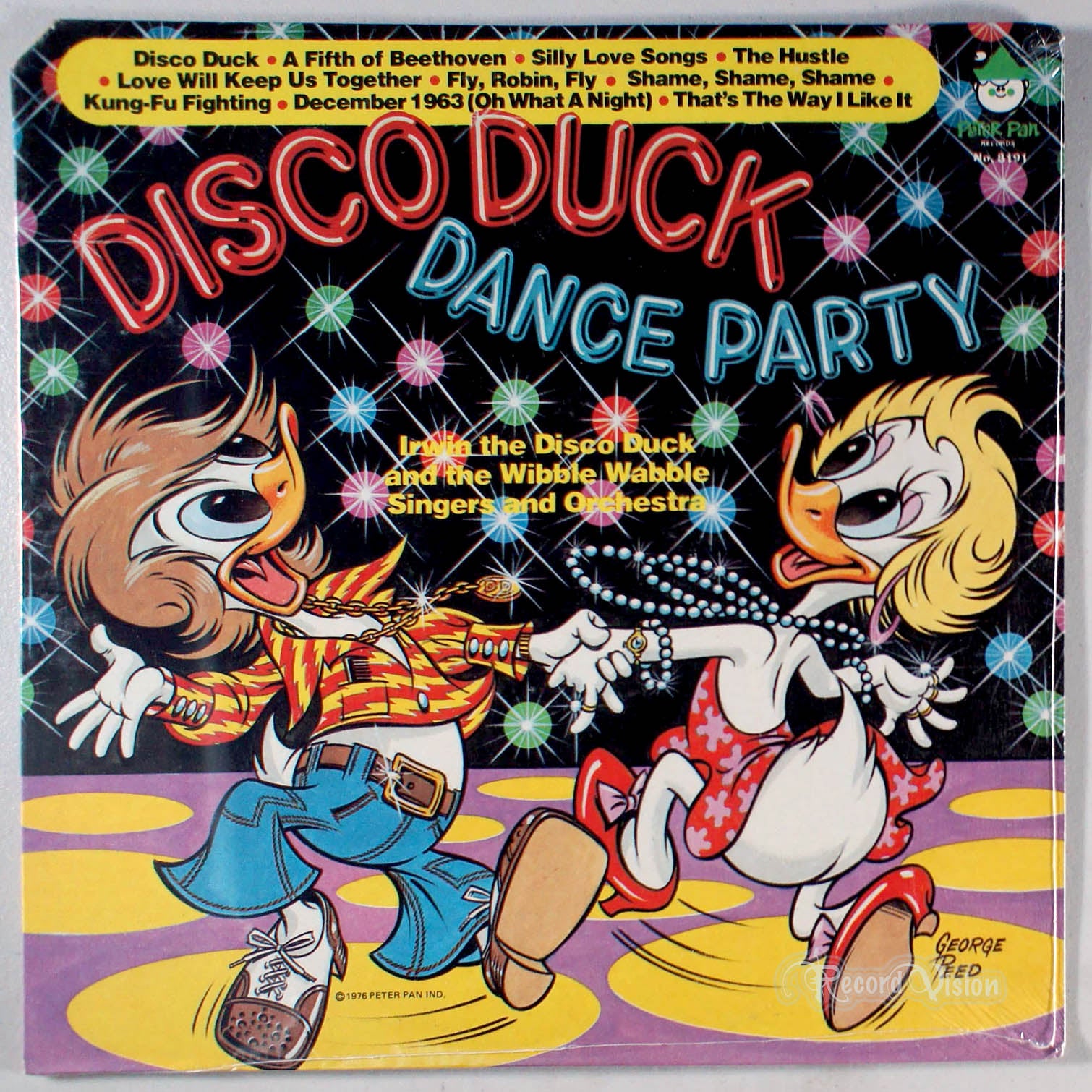 Disco Duck - Dance Party (front cover) Vinyl