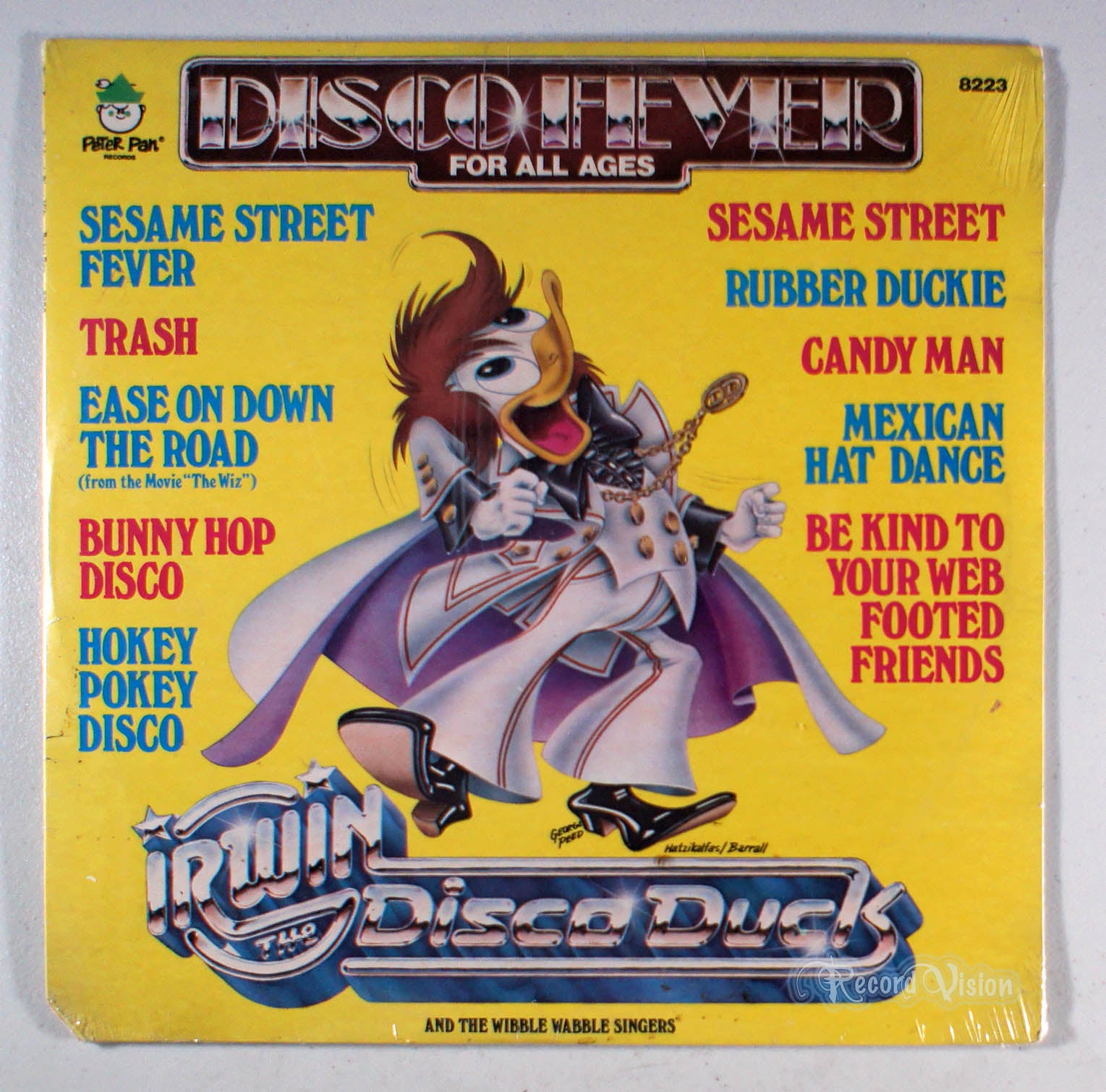 Disco Duck - Disco Fever For All Ages (front cover) Vinyl