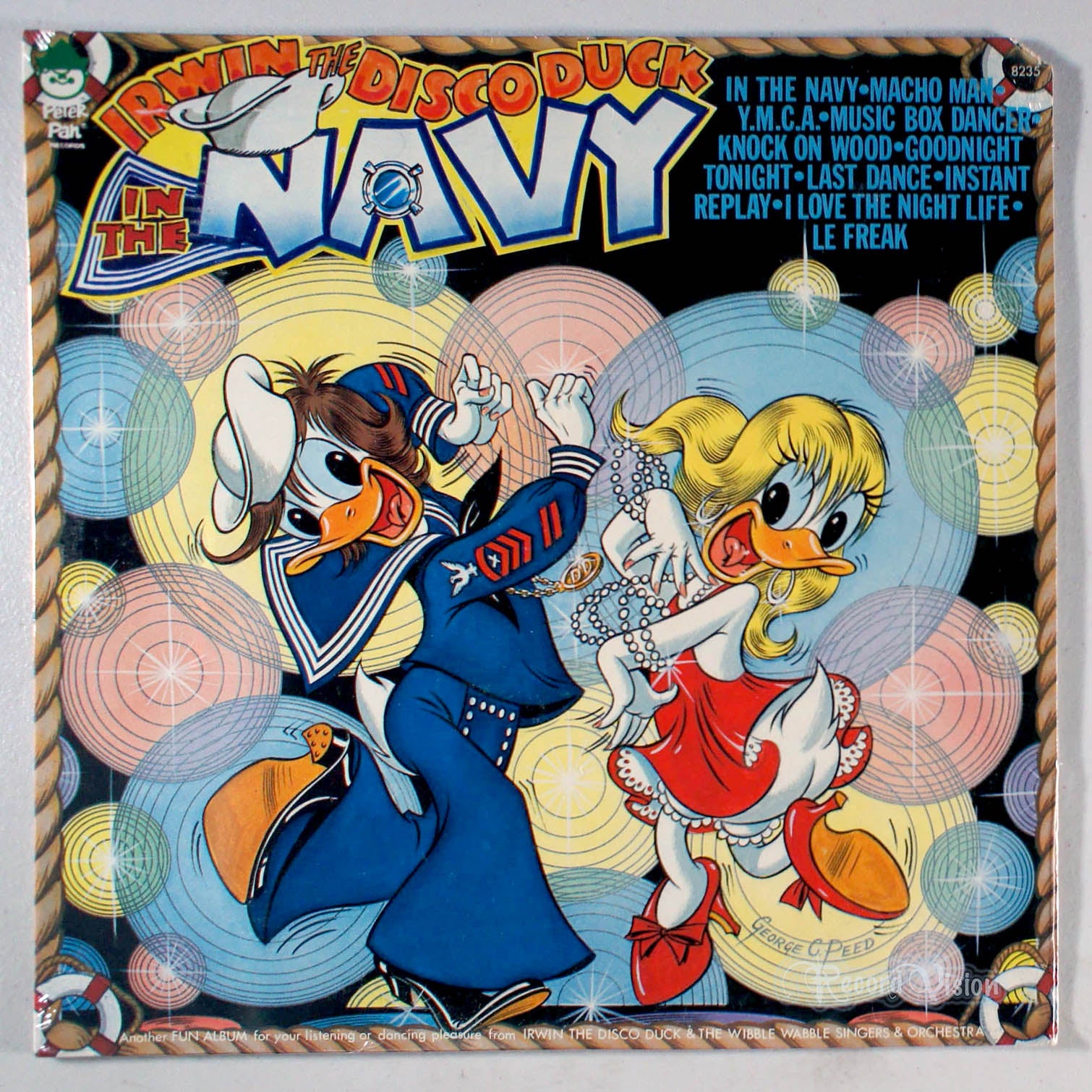 Disco Duck - In the Navy (front cover) Vinyl