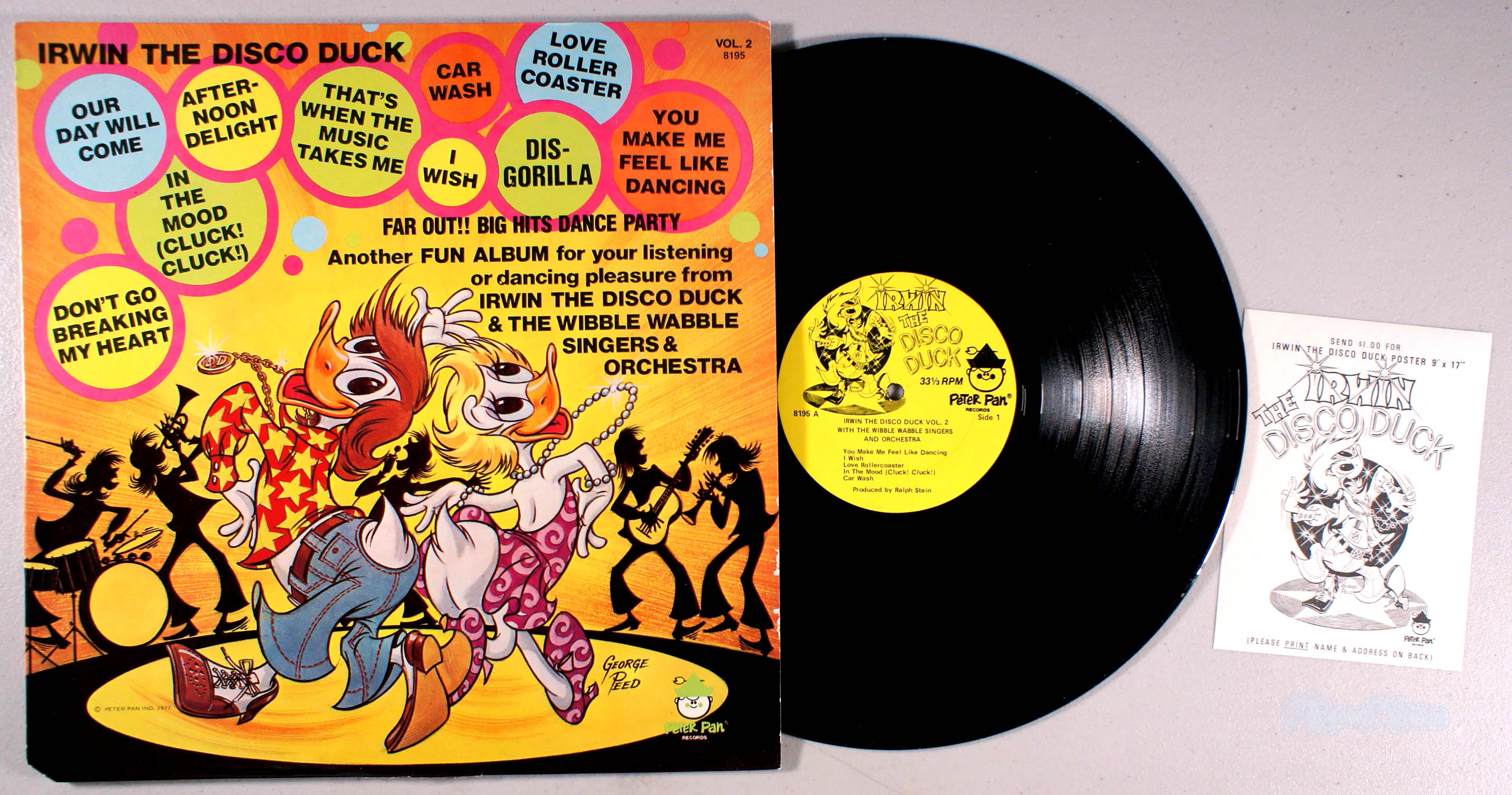 Disco Duck - New Hit Favorites (front cover) Vinyl