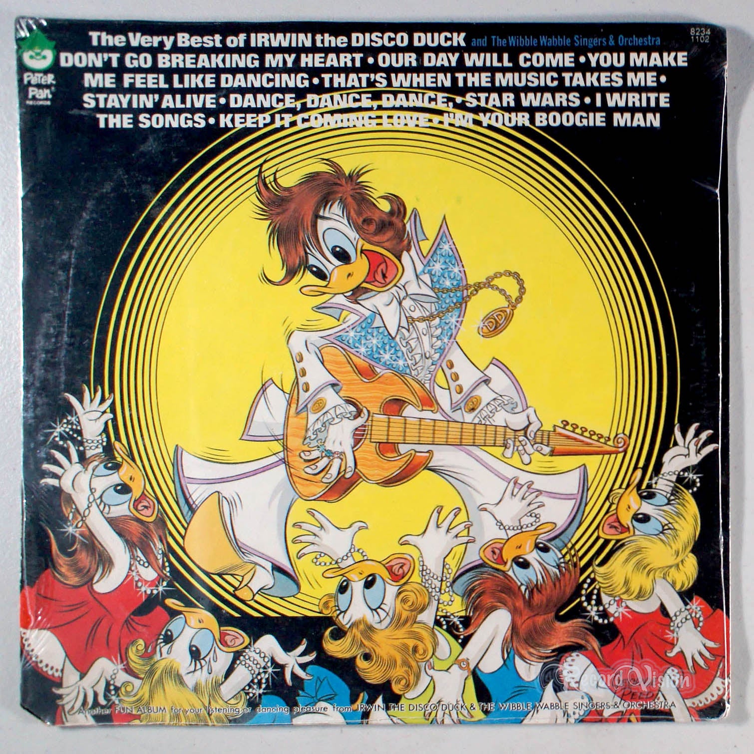Disco Duck - The Very Best of Irwin (front cover) Vinyl