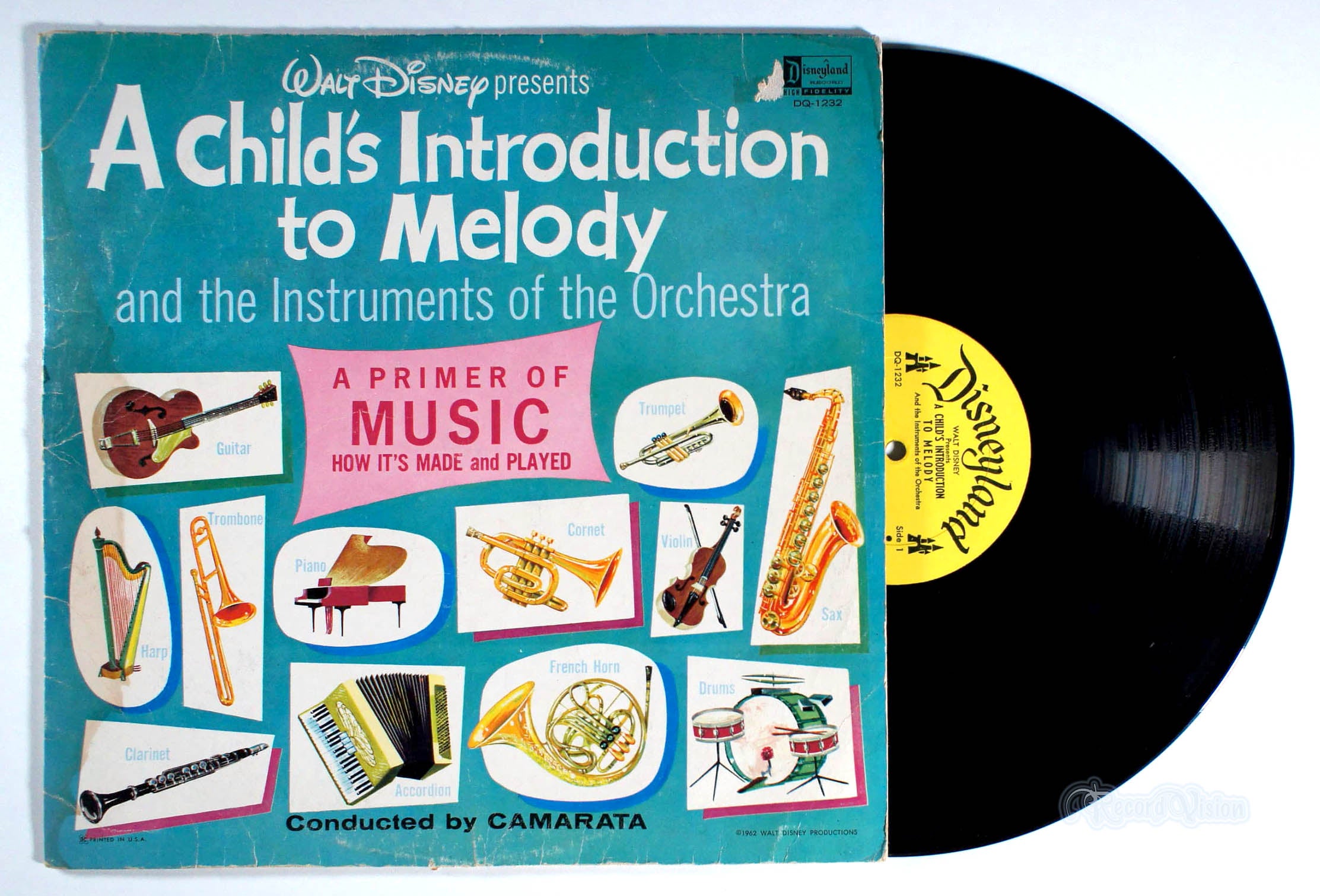 Disney - A Child's Introduction to Melody (front cover) Vinyl