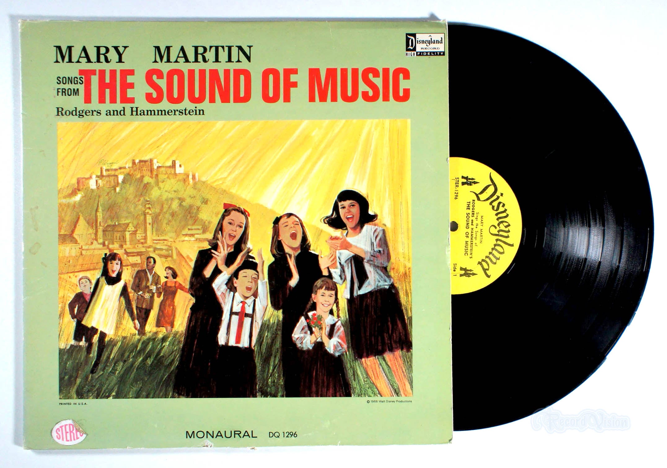 Disney - Mary Martin: The Sound of Music (front cover) Vinyl