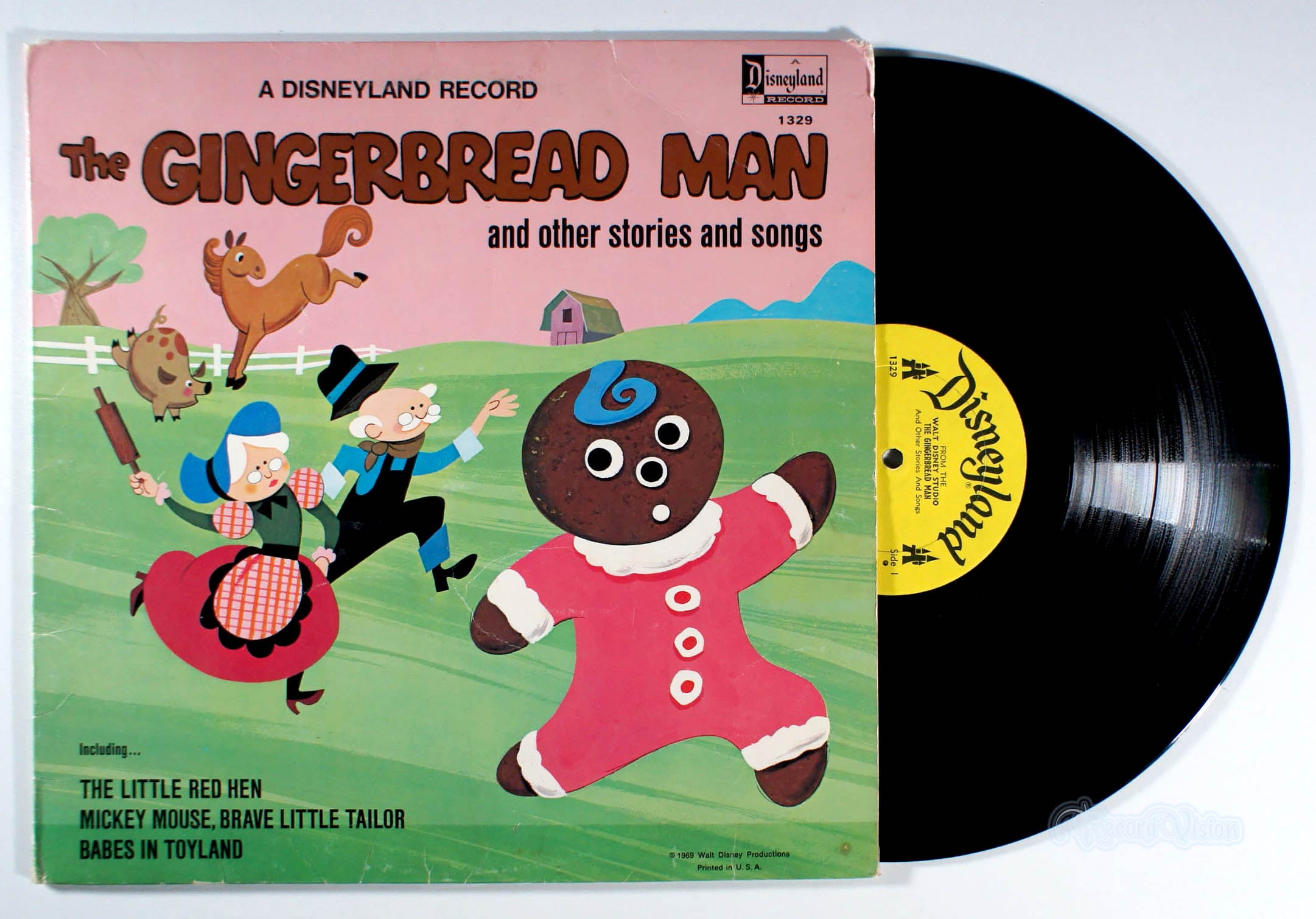 Disney - The Gingerbread Man (front cover) Vinyl
