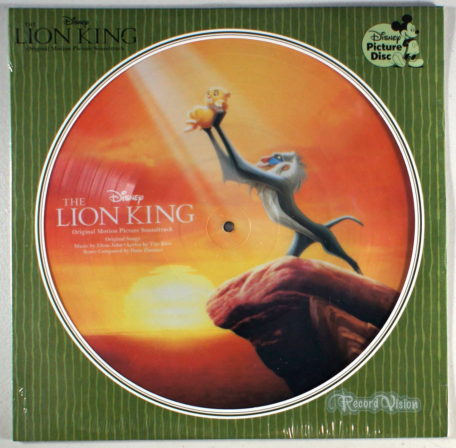 Disney - The Lion King (Picture Disc) (front cover) Vinyl
