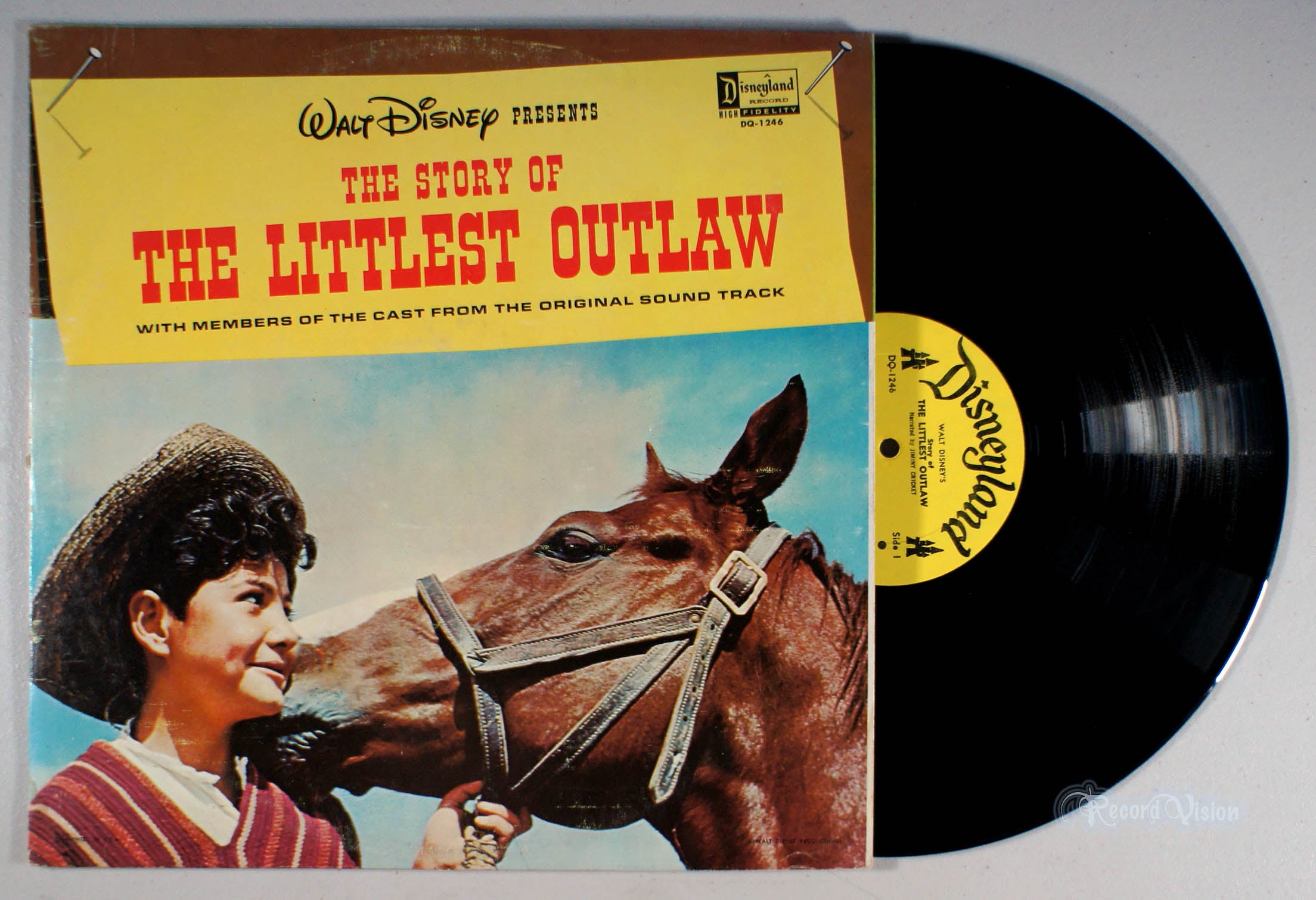 Disney - The Littlest Outlaw (front cover) Vinyl