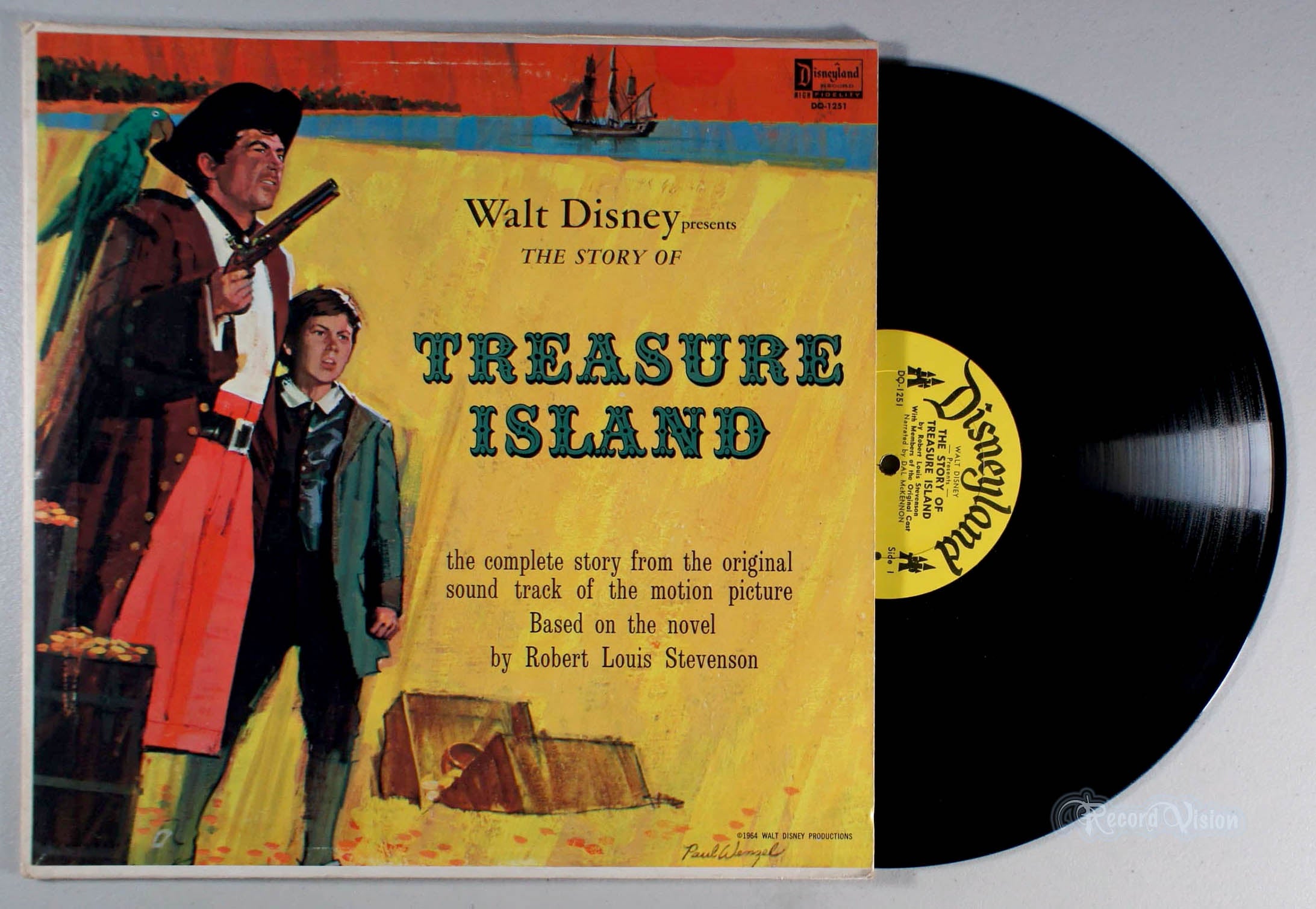 Disney - Treasure Island (front cover) Vinyl