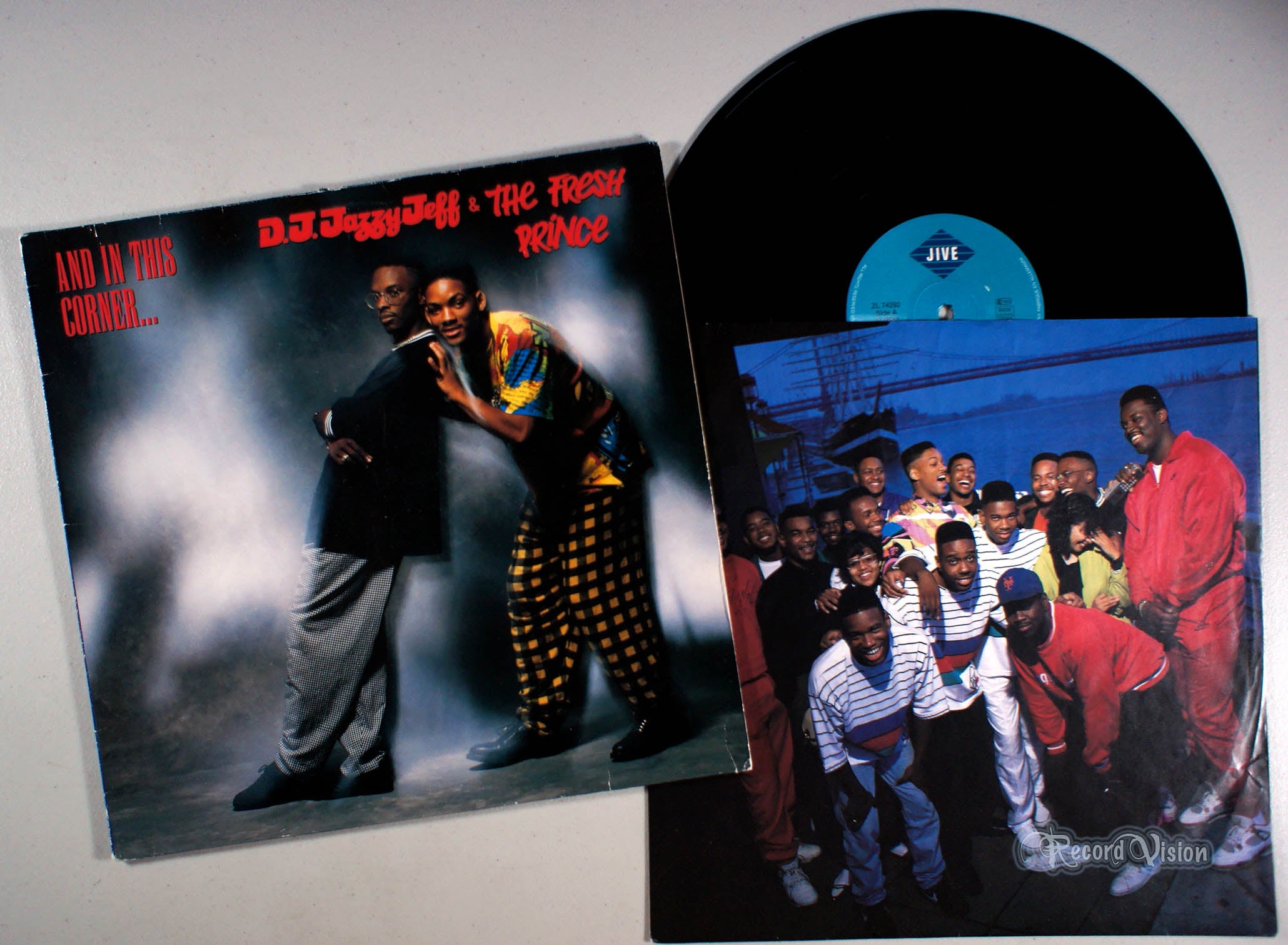 DJ Jazzy Jeff and the Fresh Prince - And in This Corner (front cover) Vinyl