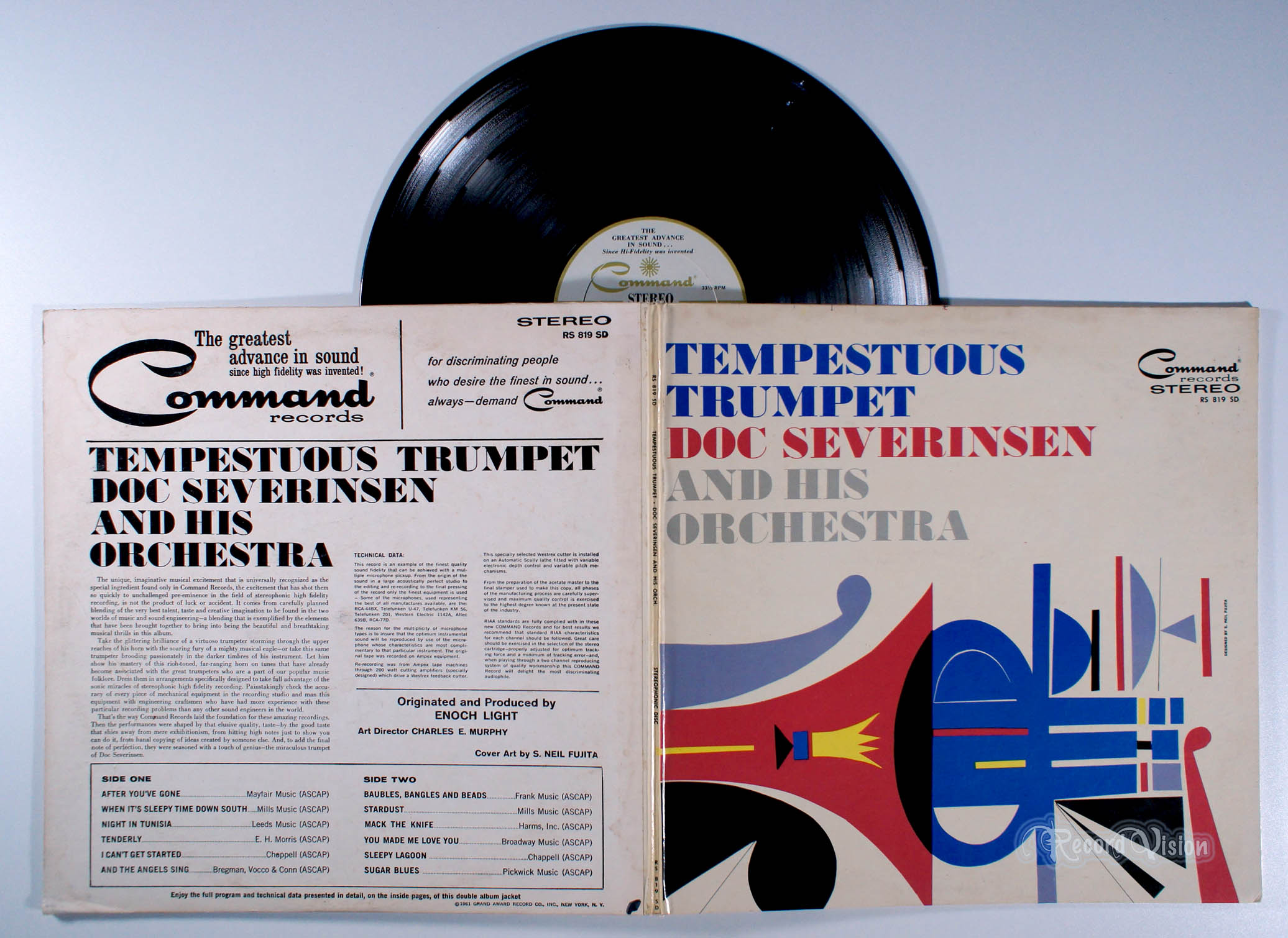 Doc Severinsen - Tempestuous Trumpet (front cover) Vinyl