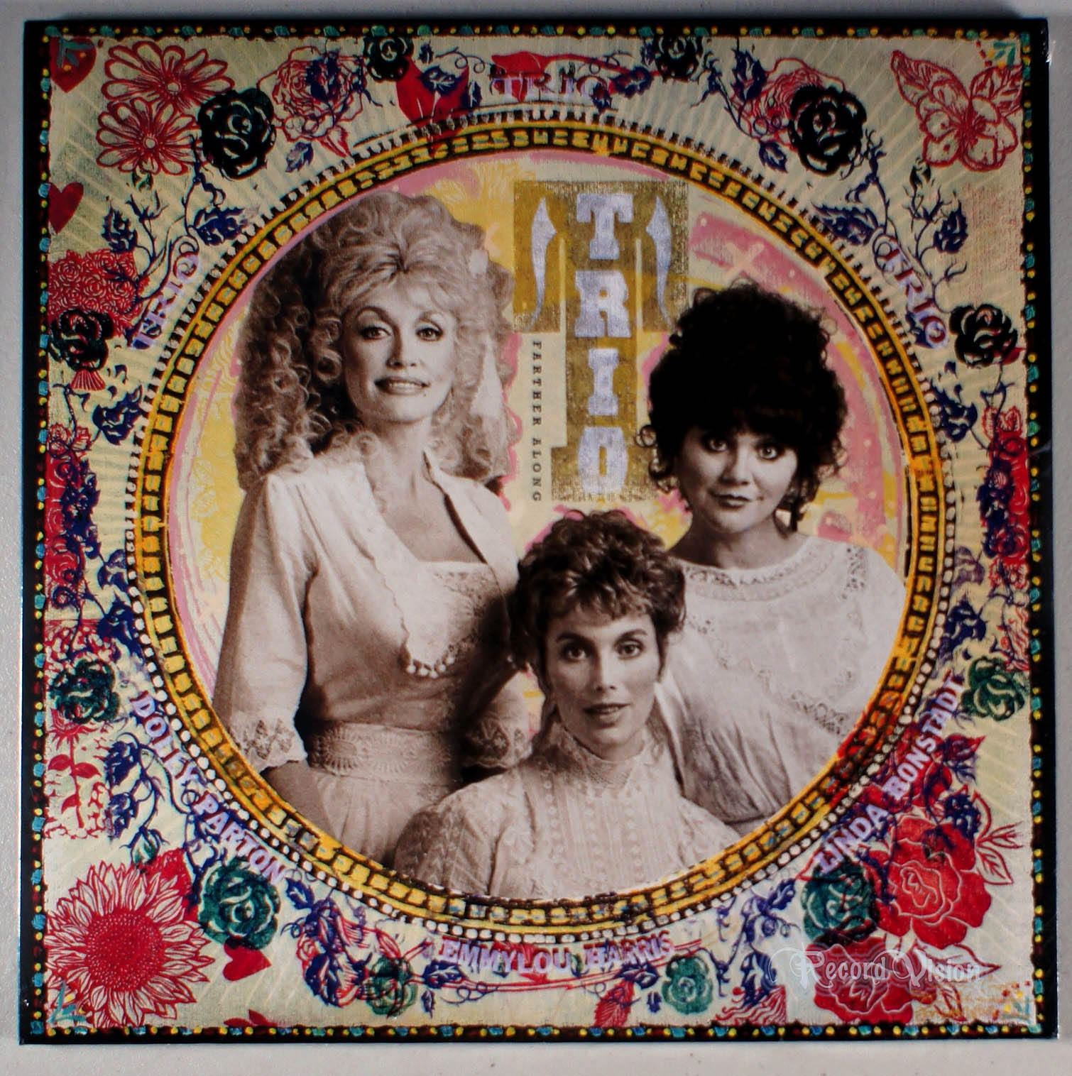 Dolly Parton - Trio: Further Along (front cover) Vinyl