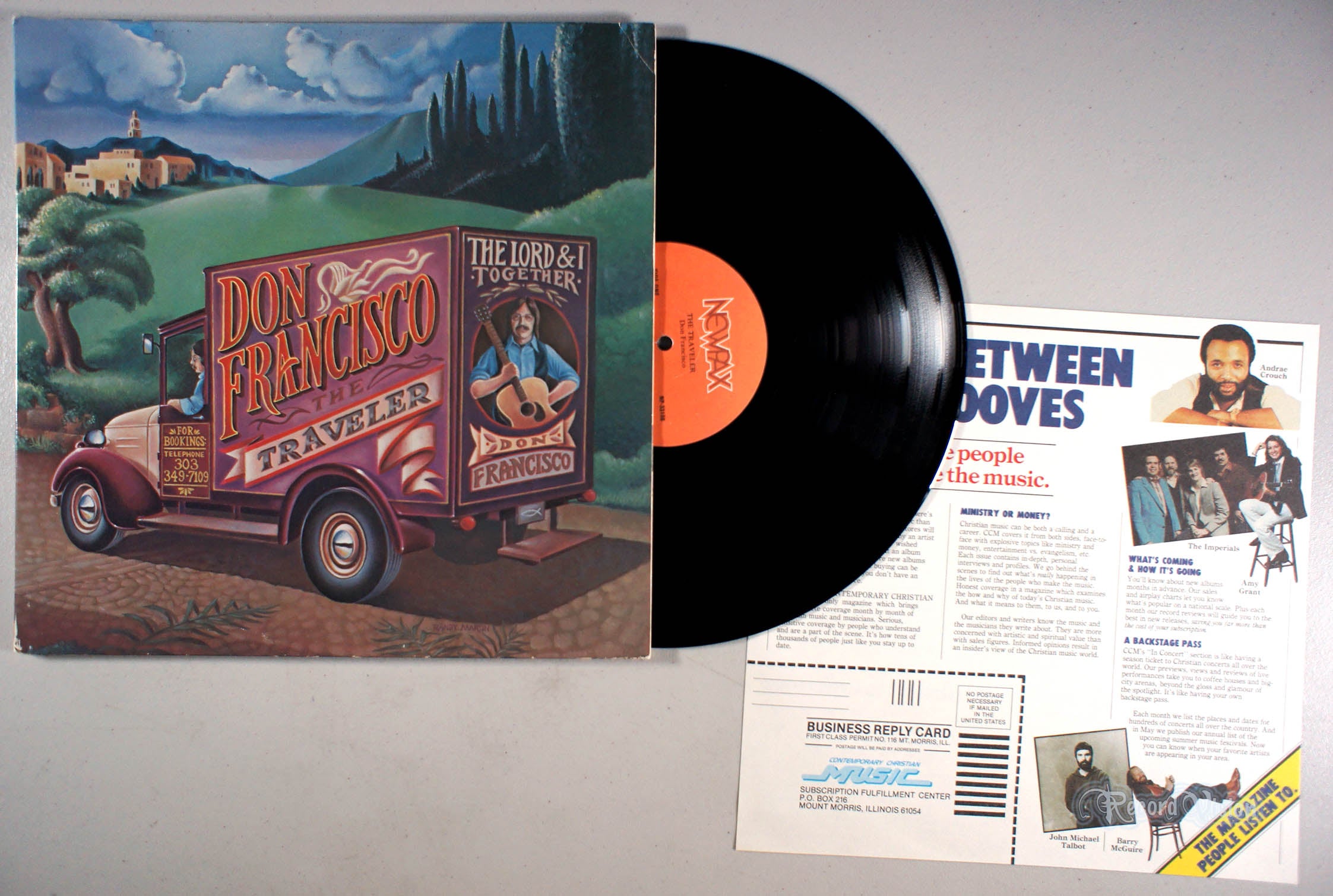 Don Francisco - The Traveler (front cover) Vinyl
