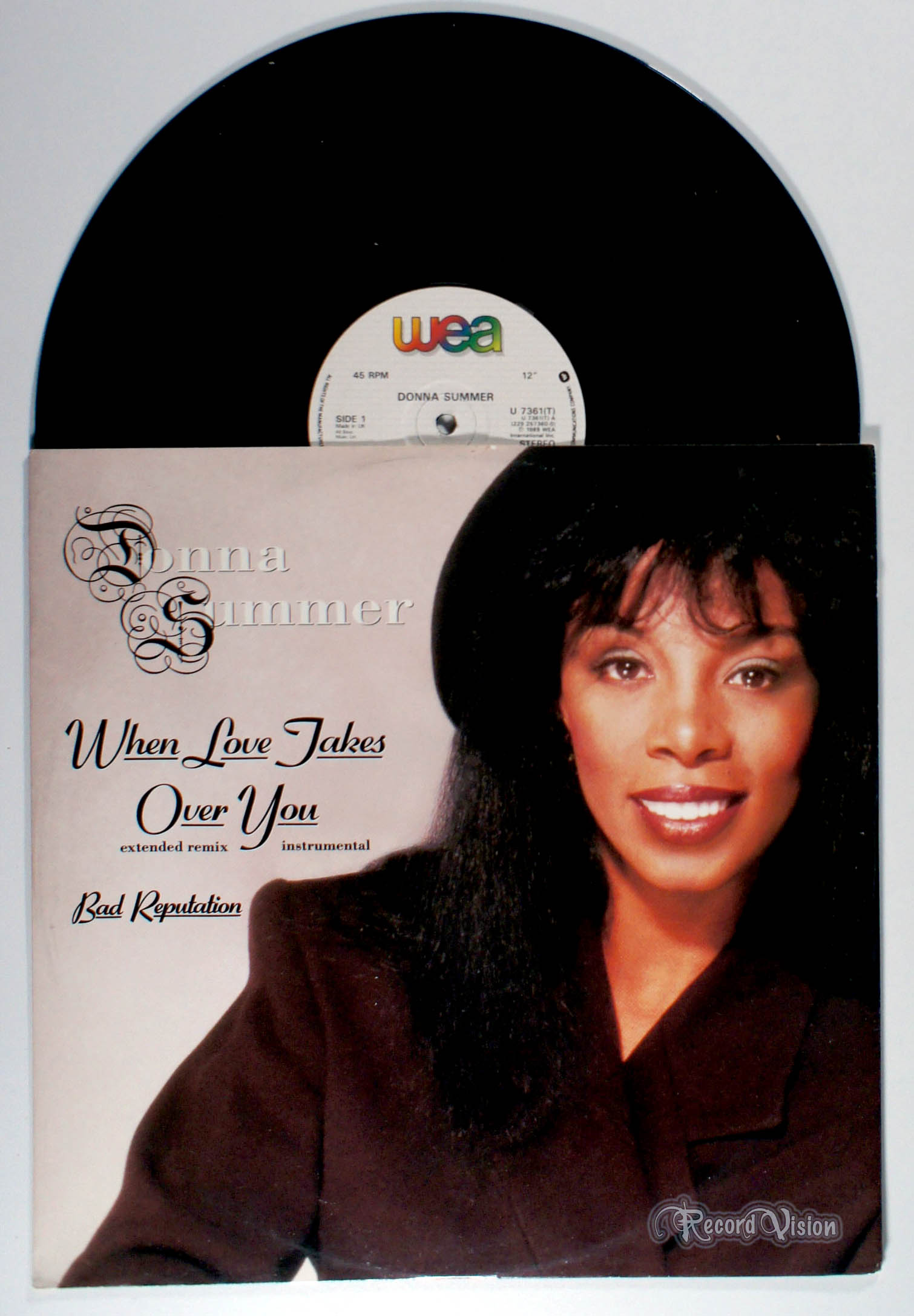Donna Summer - When Love Takes Over You (12" single) (front cover) Vinyl