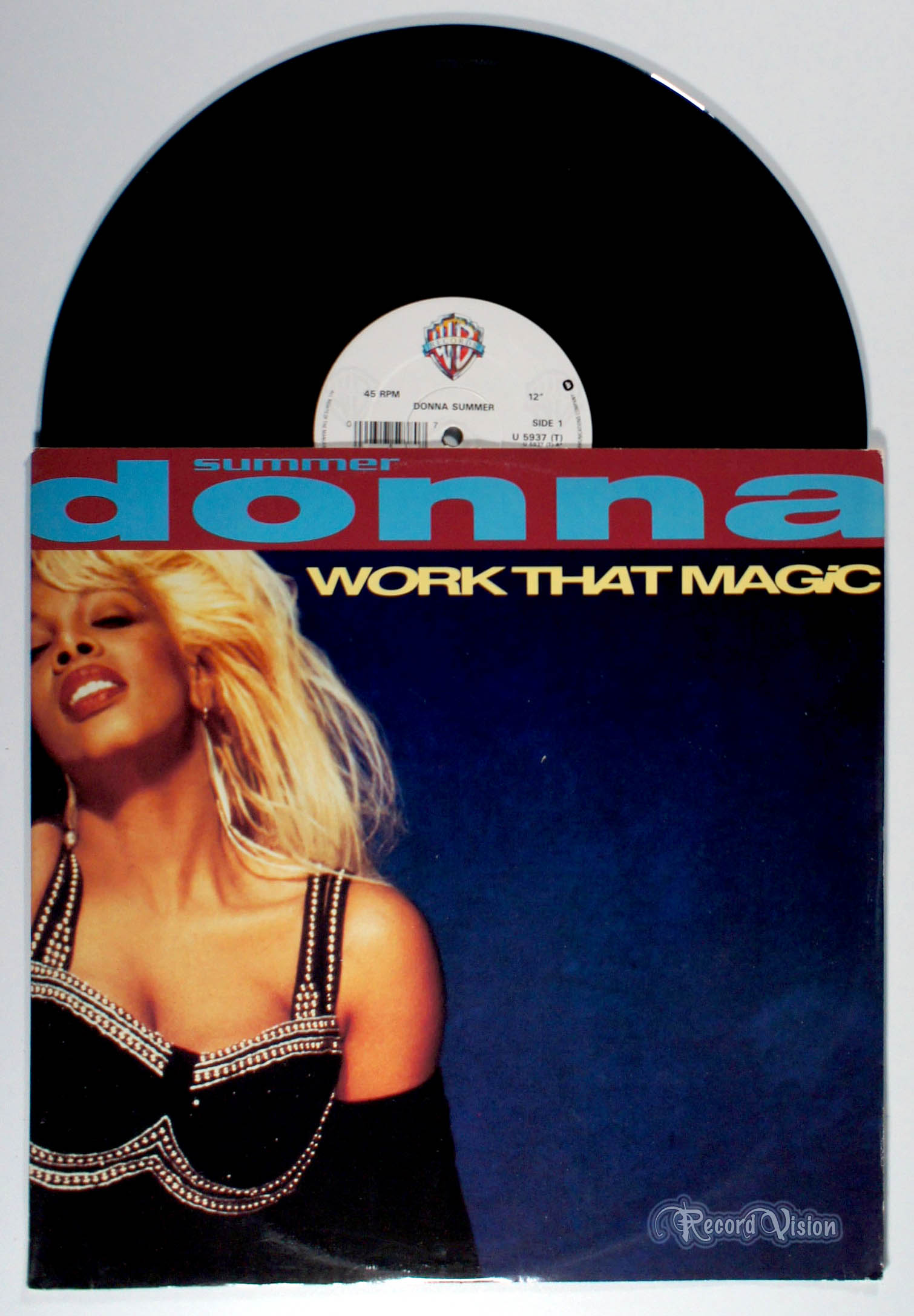 Donna Summer - Work That Magic (12" Single) (front cover) Vinyl