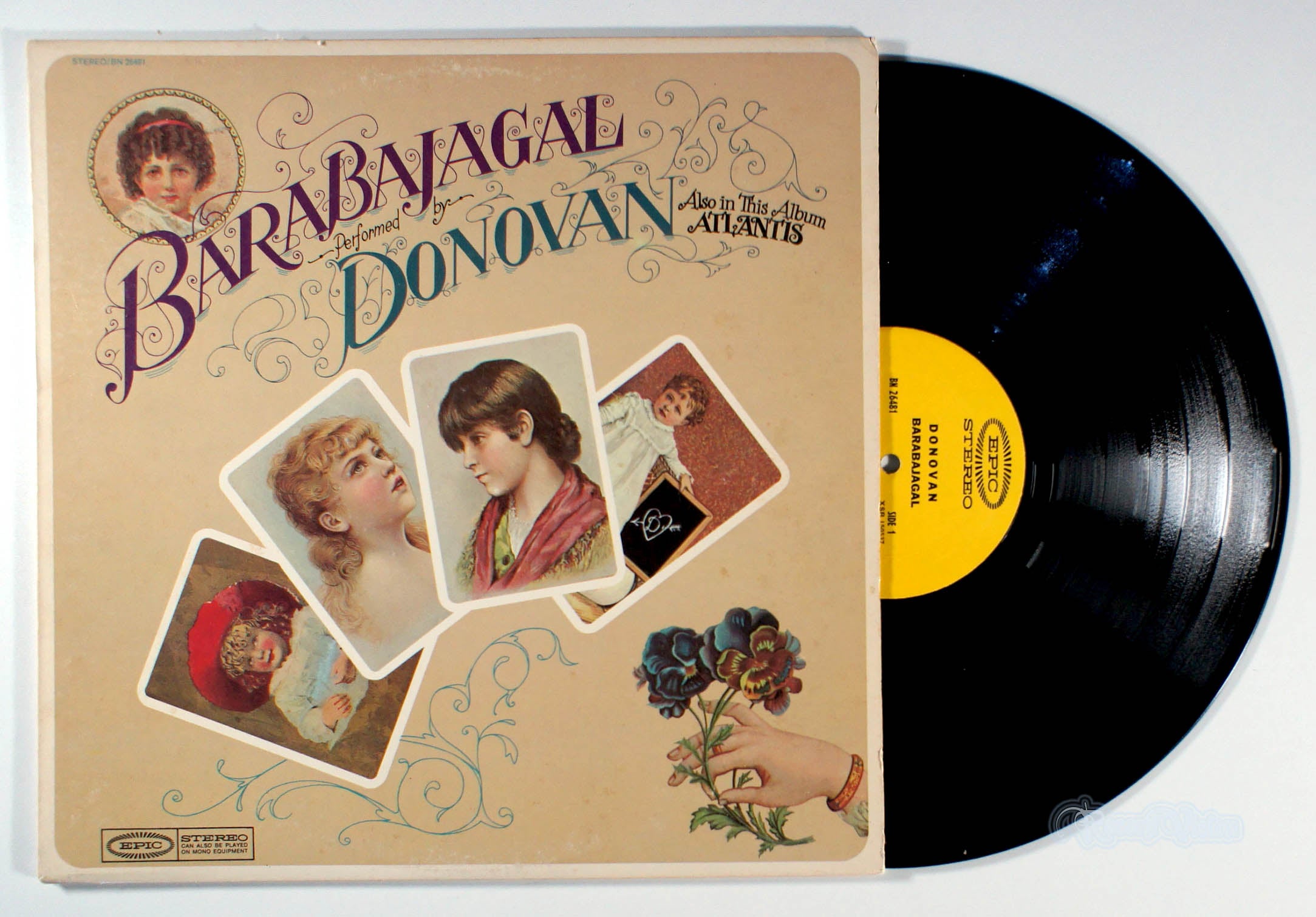 Donovan - Barabajagal (front cover) Vinyl