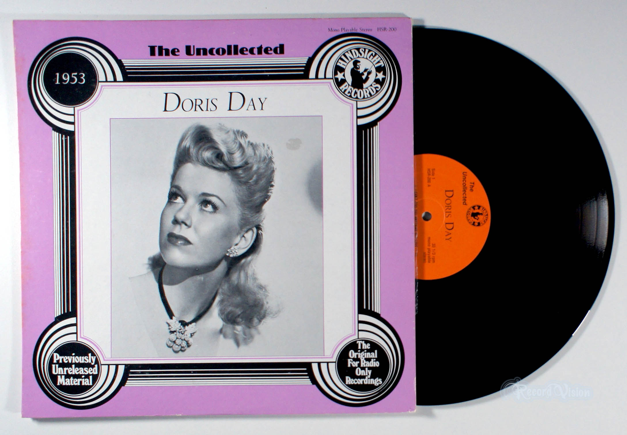 Doris Day - The Uncollected (front cover) Vinyl