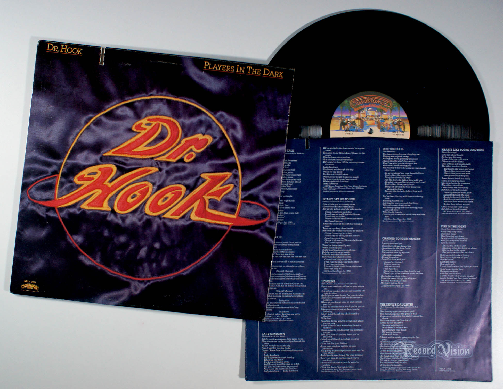 Dr. Hook - Players In The Dark (front cover) Vinyl