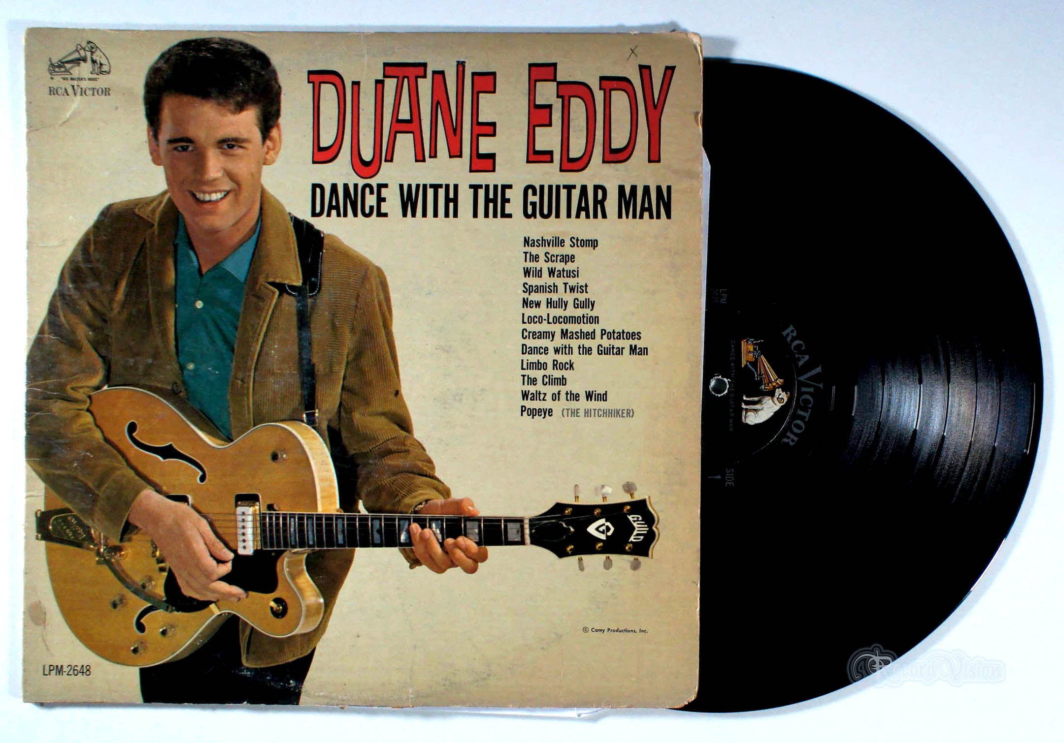 Duane Eddy - Dance with the Guitar Man (front cover) Vinyl