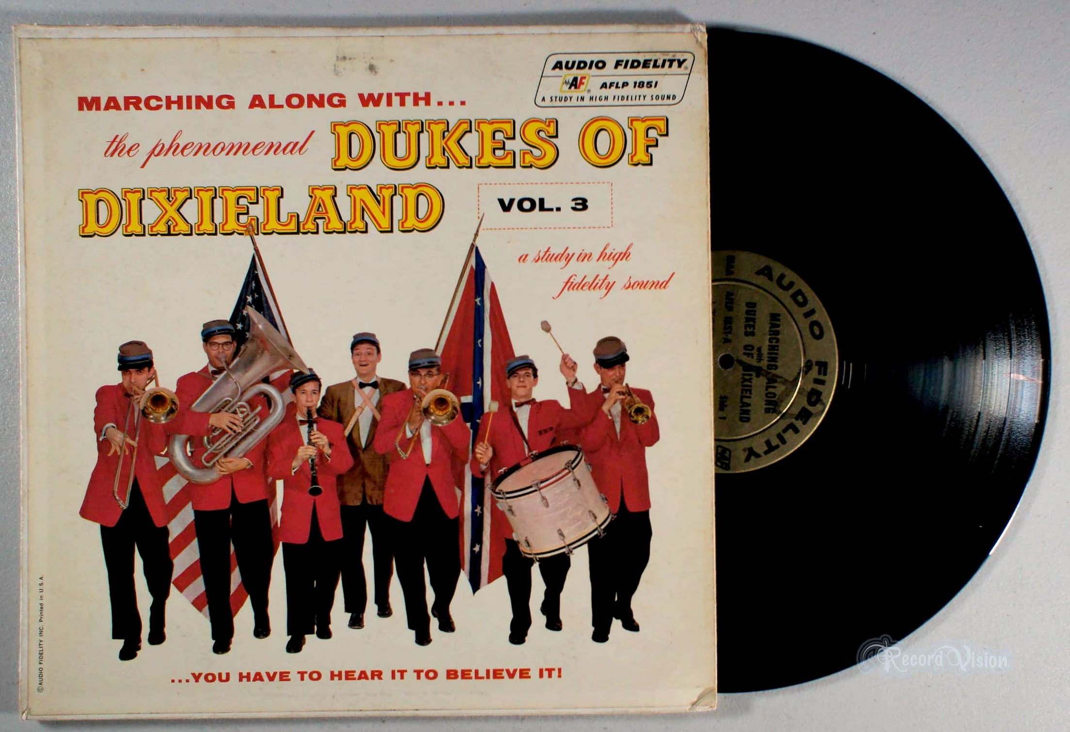 Dukes of Dixieland - Marching Along With, Vol. 3 (front cover) Vinyl