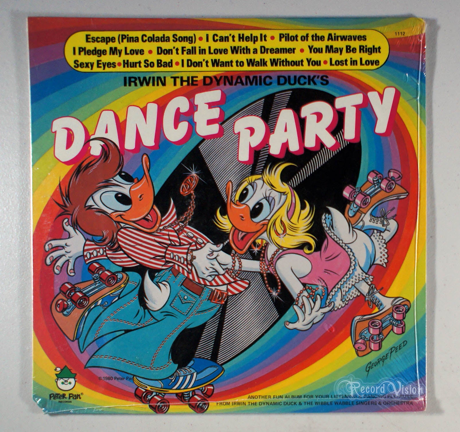 Dynamic Duck - Dance Party (front cover) Vinyl