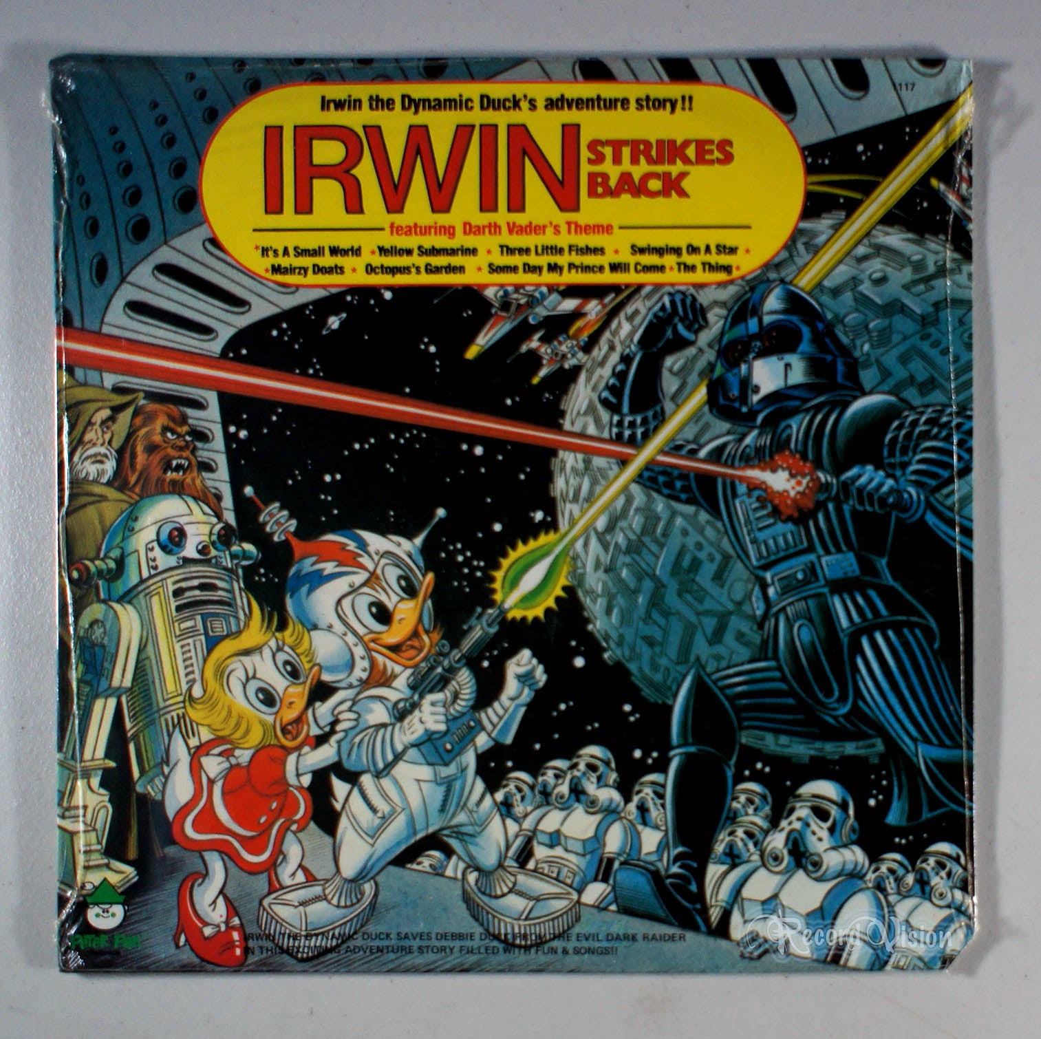 Dynamic Duck - Irwin Strikes Back (front cover) Vinyl
