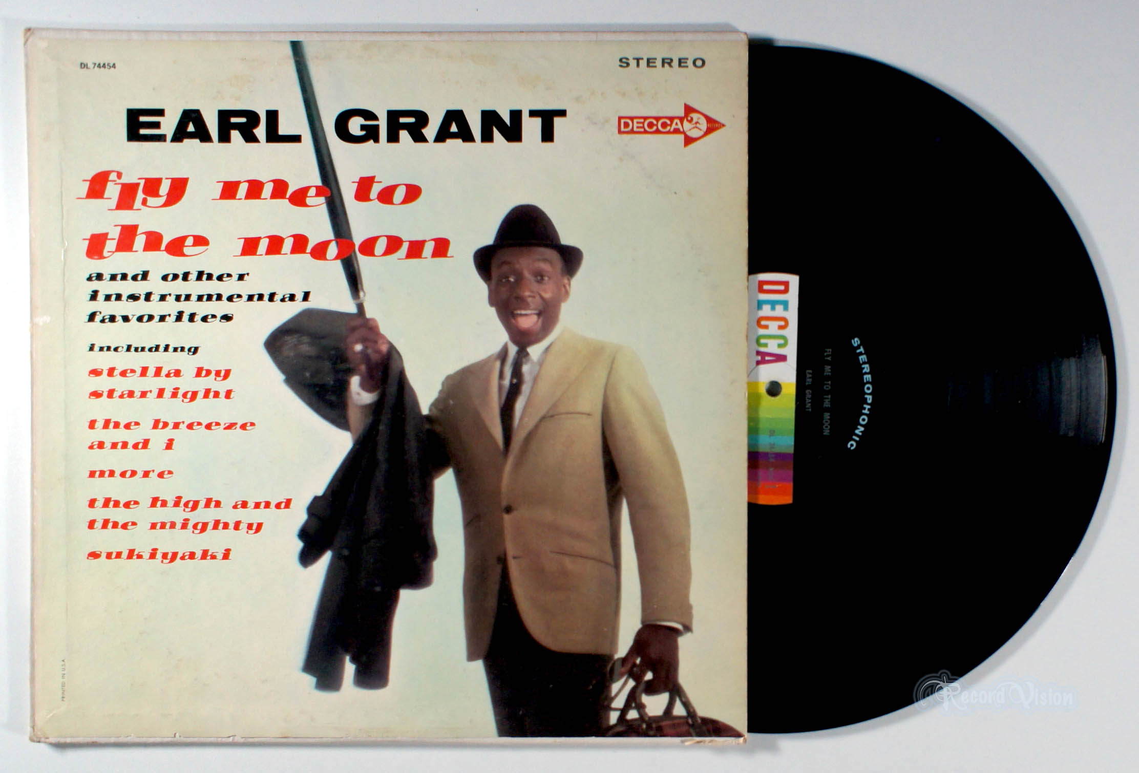 Earl Grant - Fly Me to the Moon (front cover) Vinyl