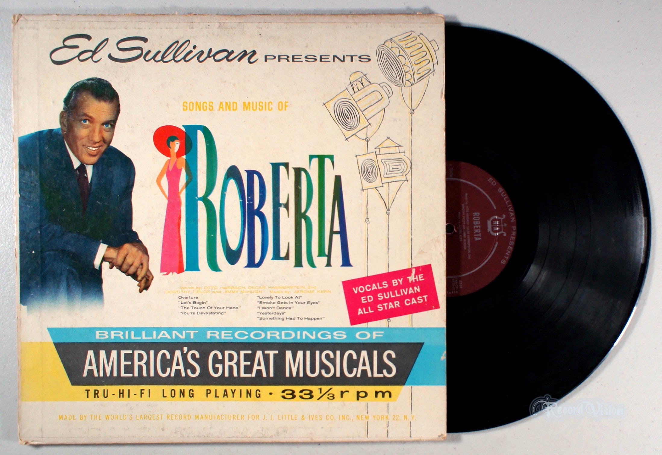 Ed Sullivan - Roberta: Songs and Music of (front cover) Vinyl