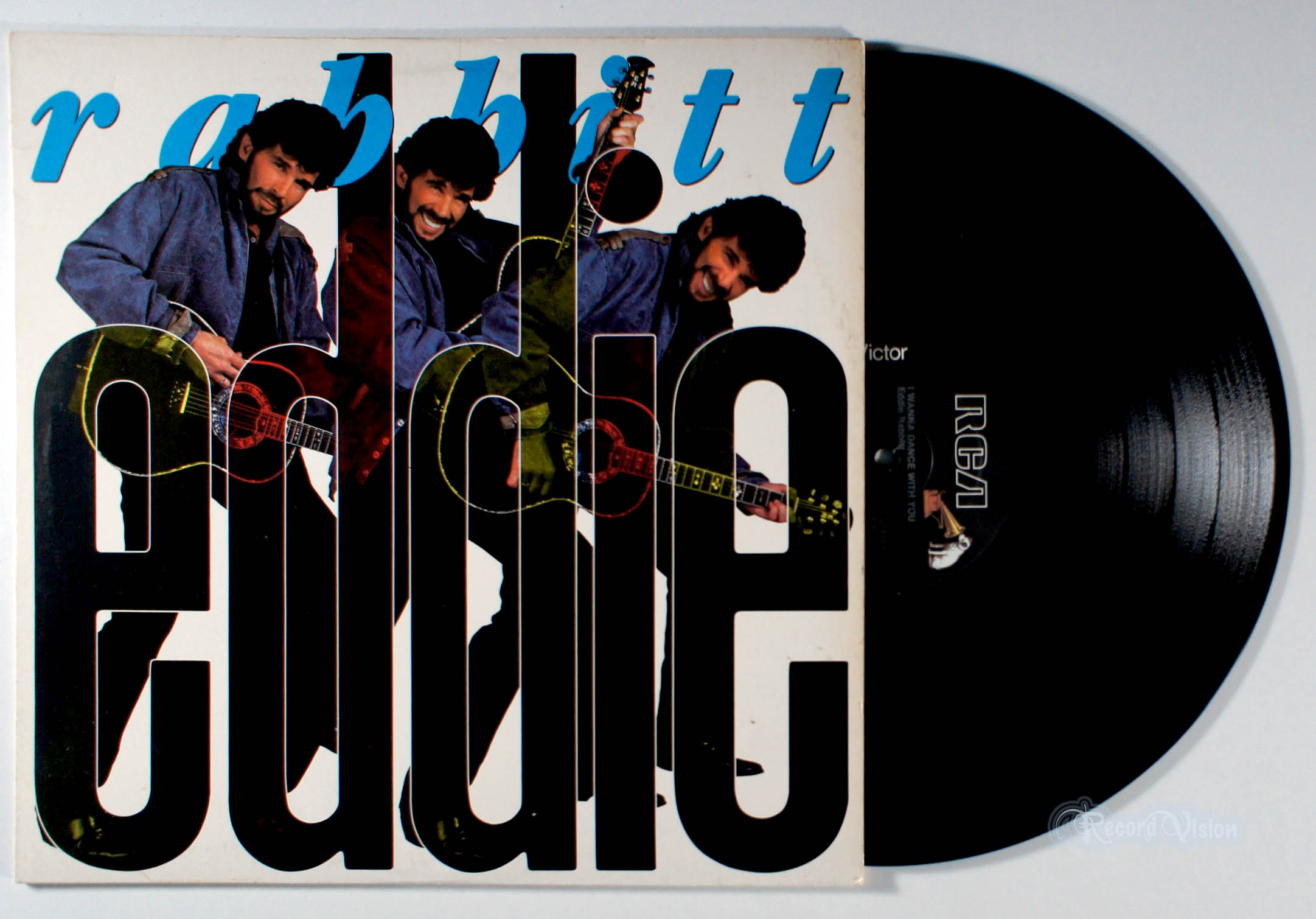 Eddie Rabbitt - I Wanna Dance With You (front cover) Vinyl