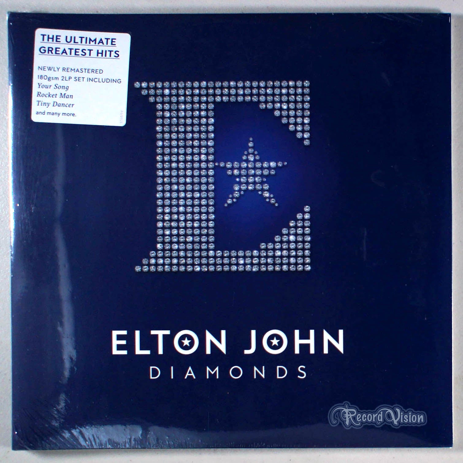 Elton John - Diamonds: The Ultimate Greatest Hits (front cover) Vinyl