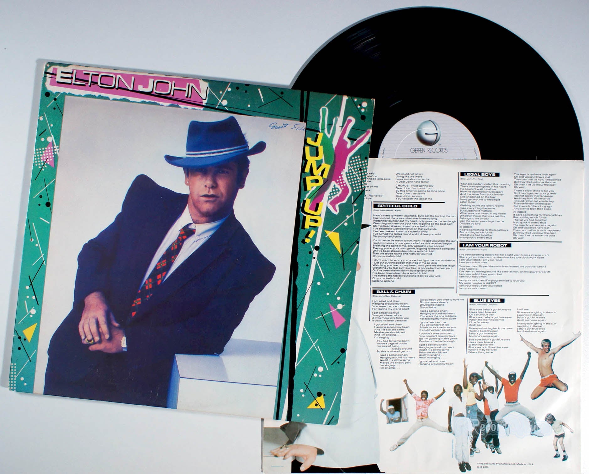 Elton John - Jump Up! (front cover) Vinyl