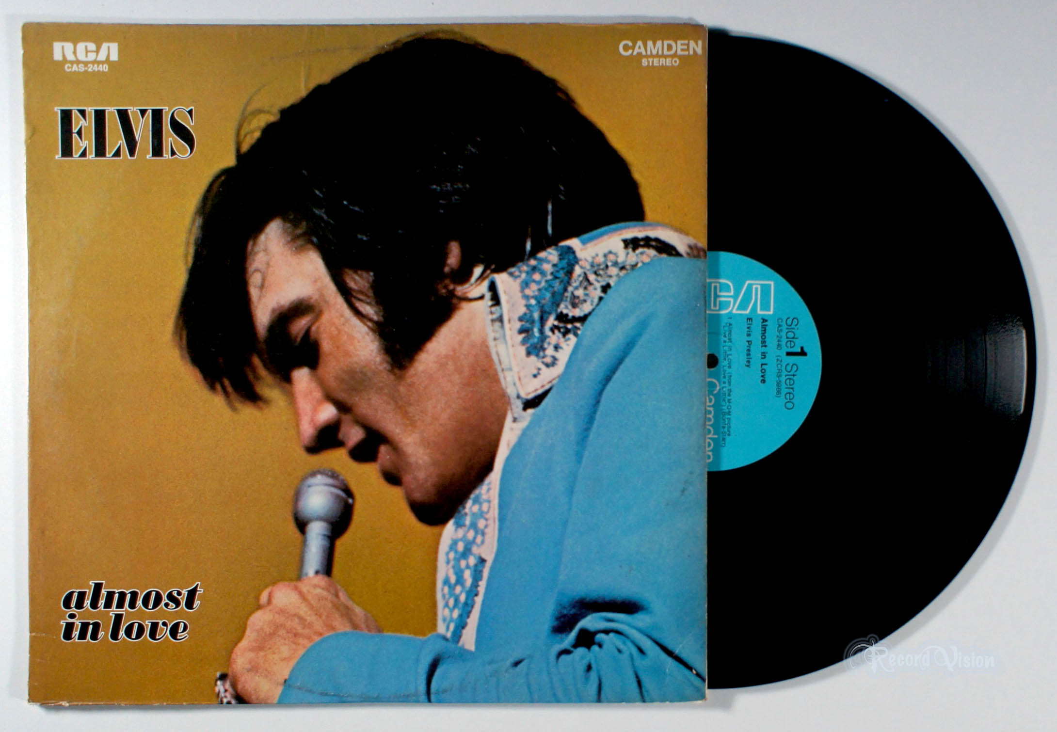 Elvis Presley - Almost in Love (front cover) Vinyl