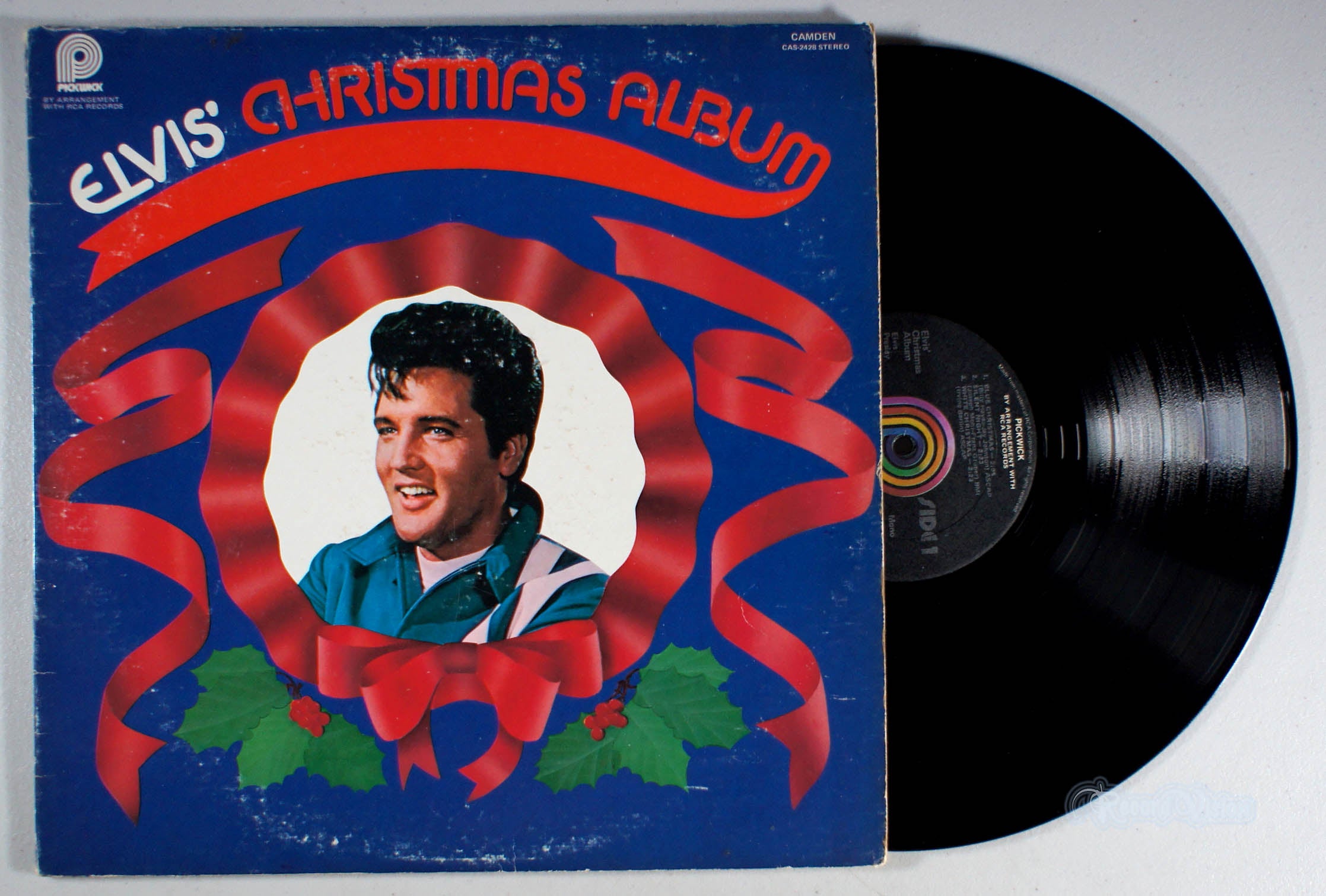 Elvis Presley - Christmas Album (front cover) Vinyl