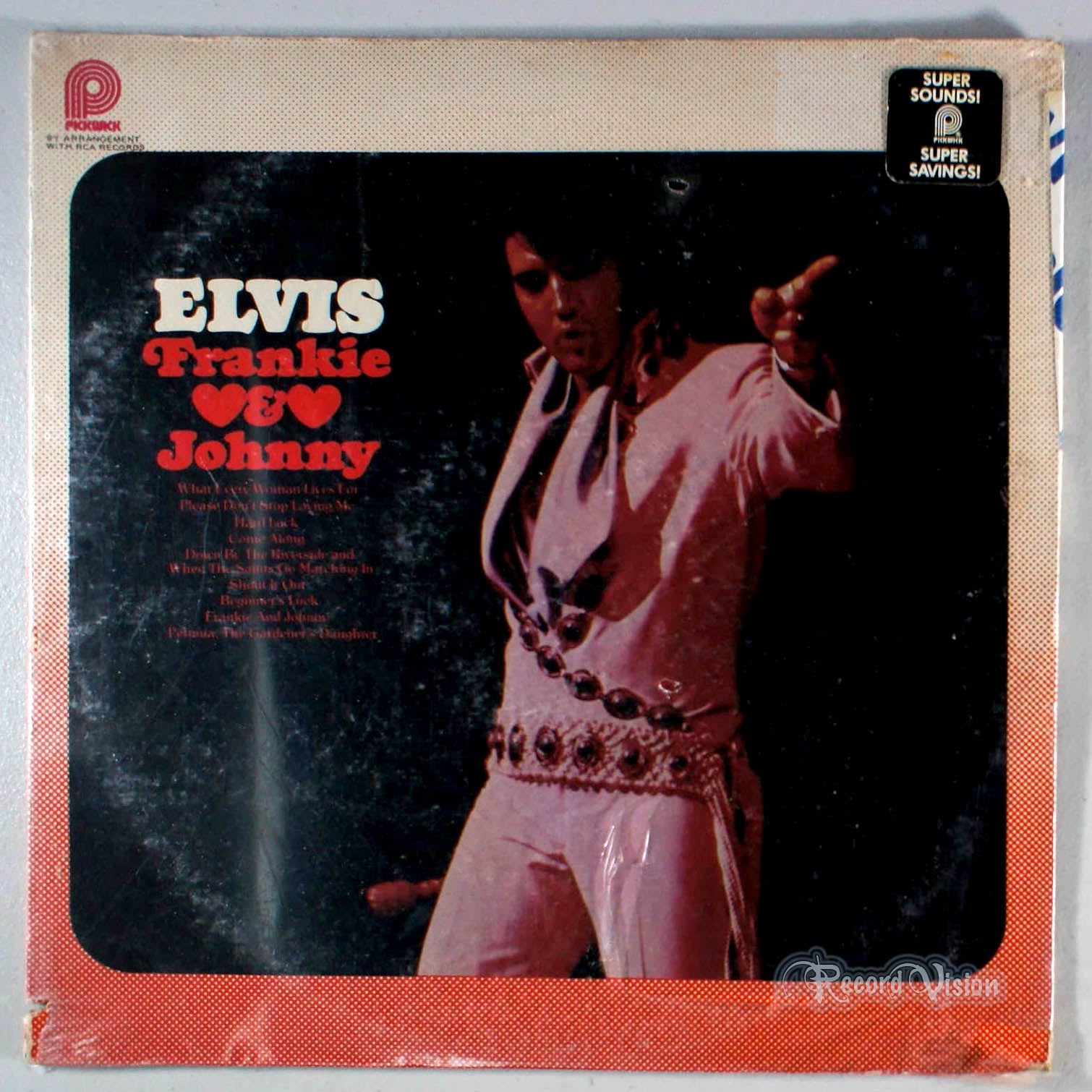 Elvis Presley - Frankie and Johnny (front cover) Vinyl