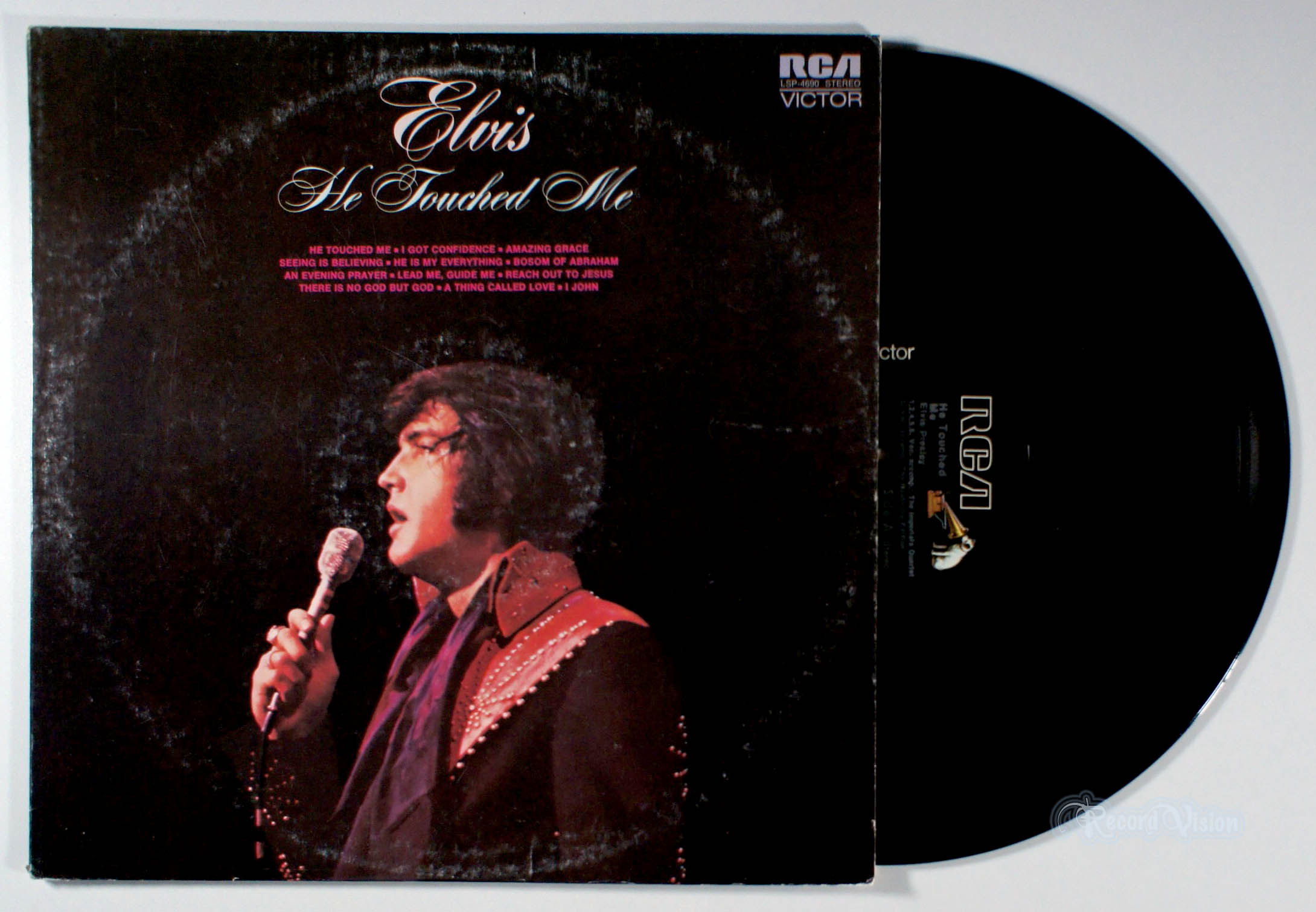 Elvis Presley - He Touched Me (front cover) Vinyl