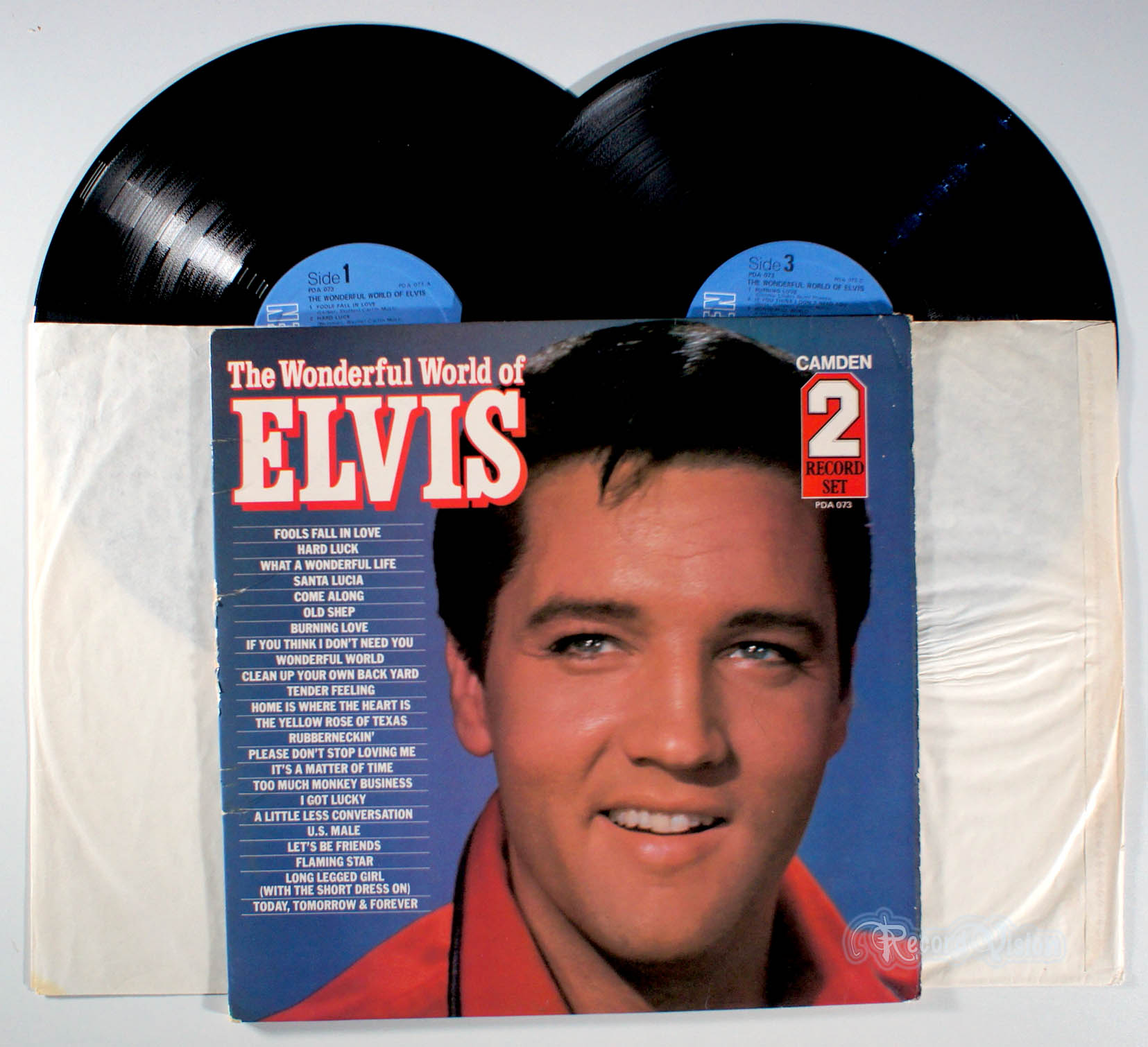 Elvis Presley - The Wonderful World Of (front cover) Vinyl