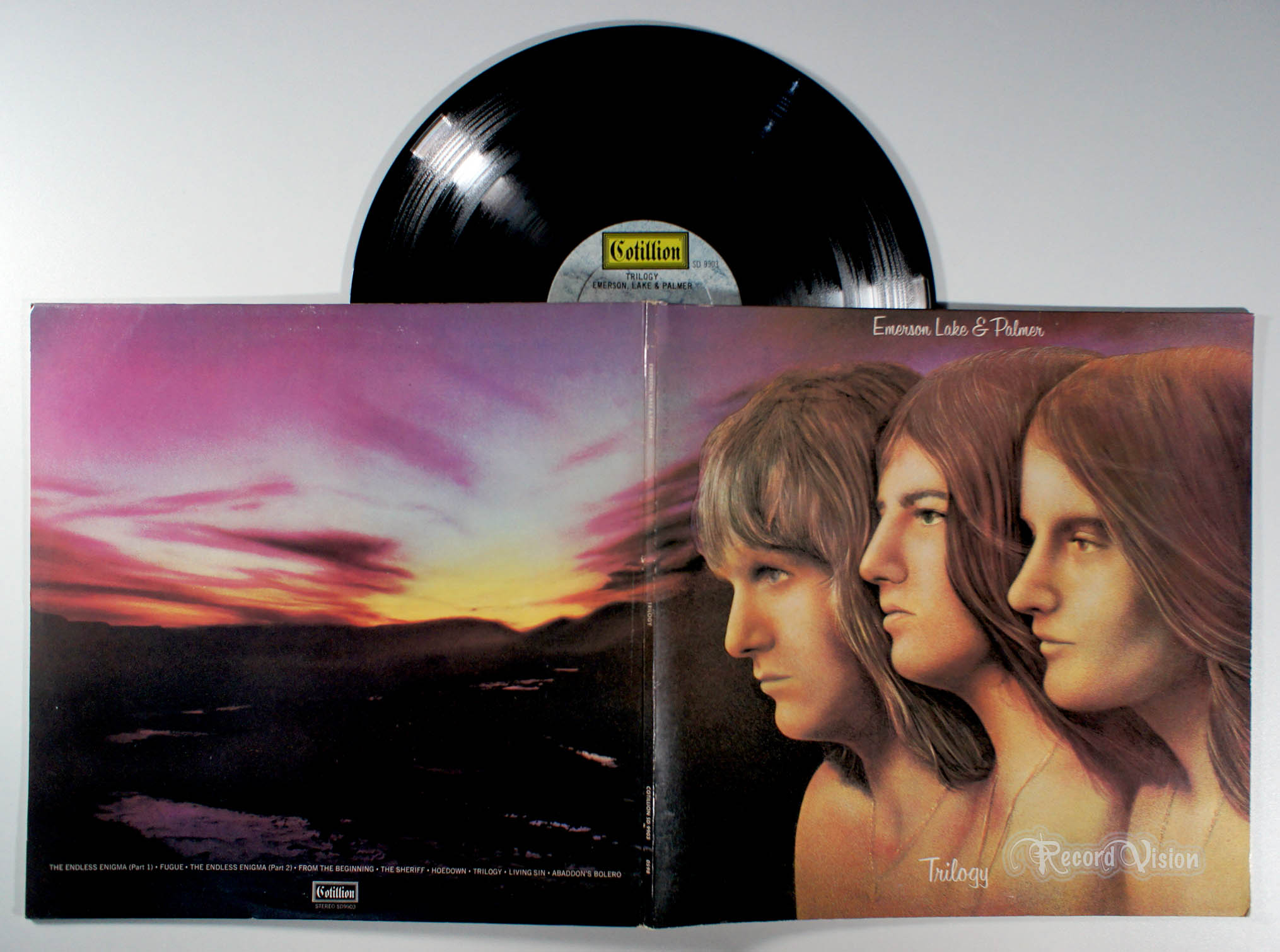 Emerson, Lake and Palmer - Trilogy (front cover) Vinyl