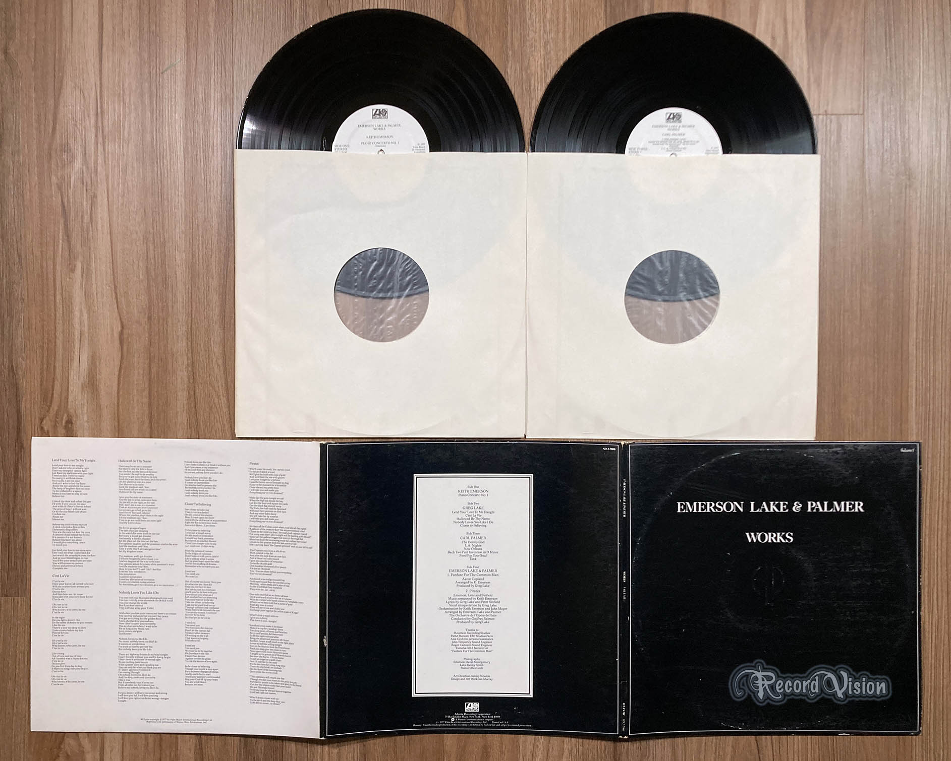 Emerson, Lake and Palmer - Works (front cover) Vinyl