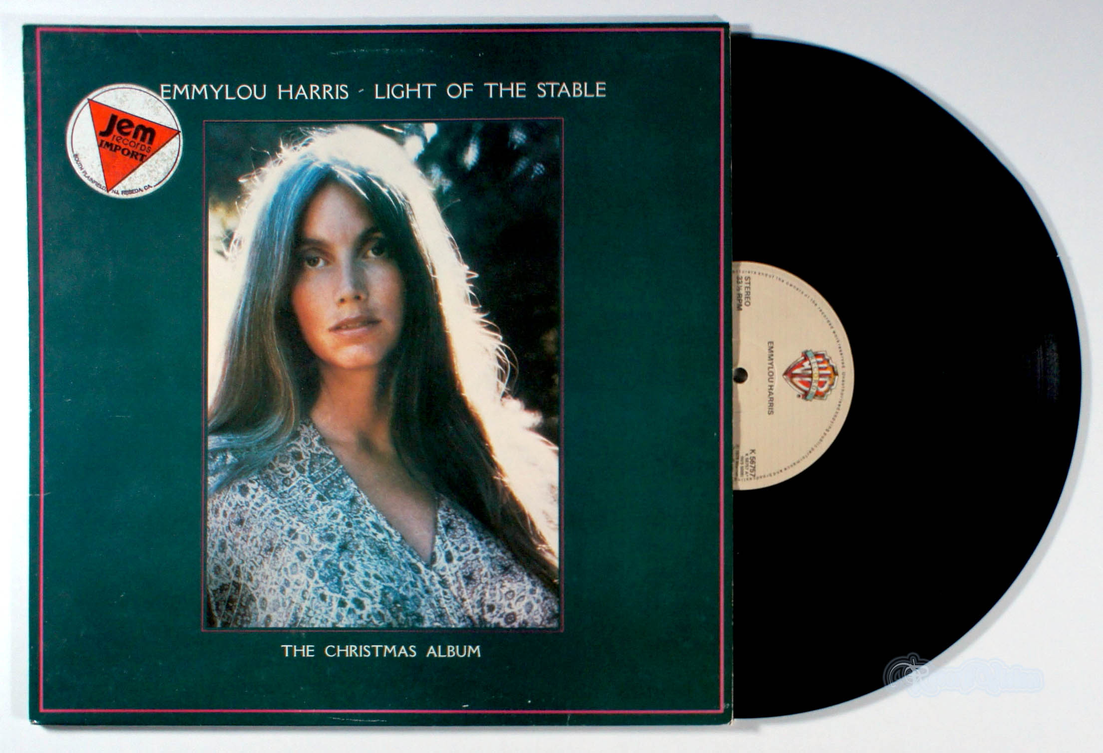 Emmylou Harris - Light of the Stable (front cover) Vinyl