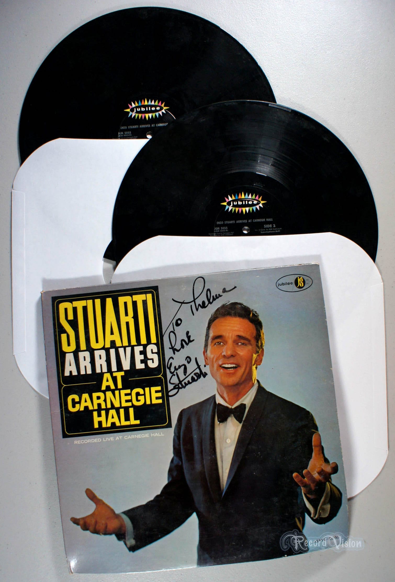 Enzo Stuarti - Arrives at Carnegie Hall (front cover) Vinyl