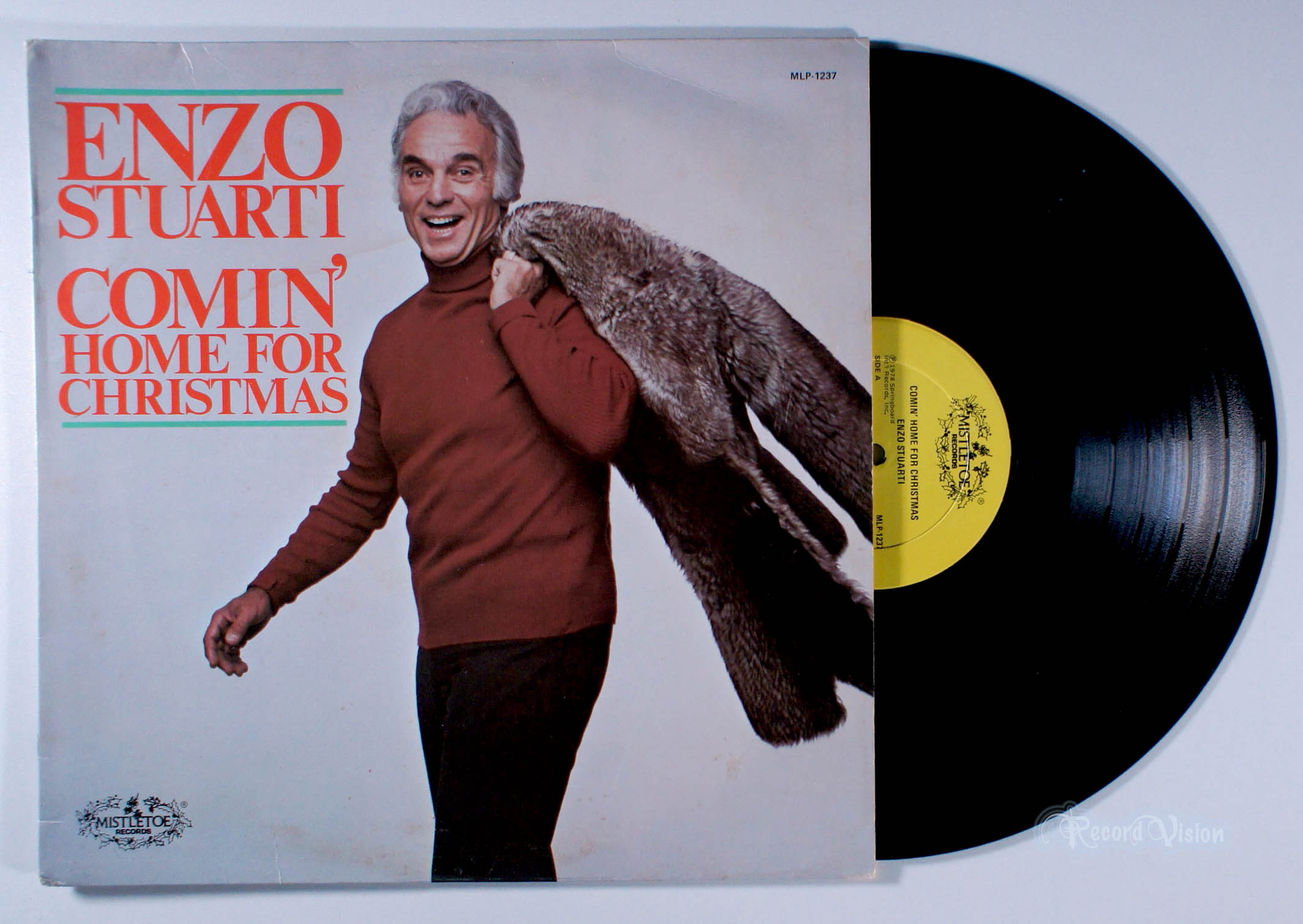Enzo Stuarti - Comin Home For Christmas (front cover) Vinyl