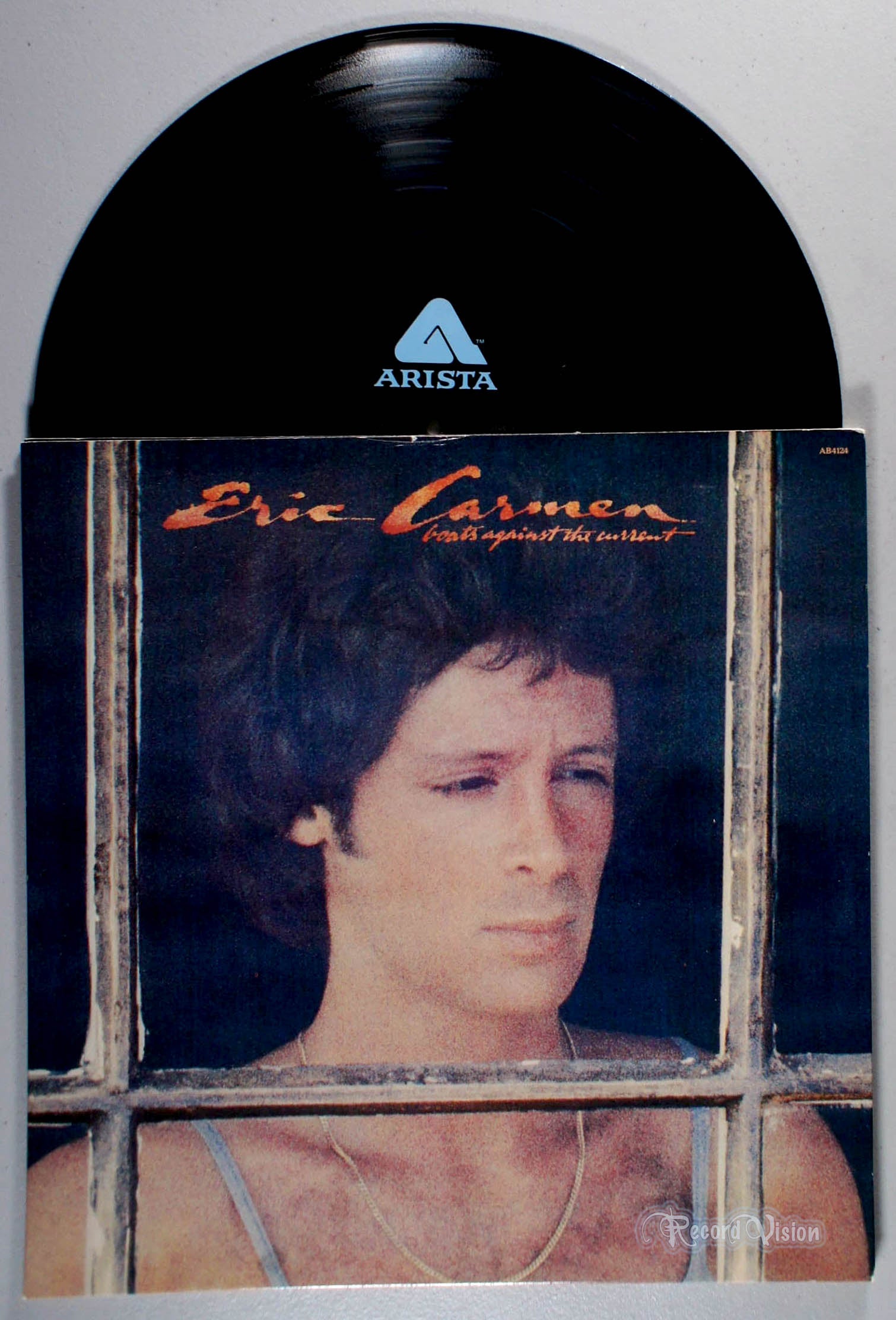 Eric Carmen - Boats Against the Current (front cover) Vinyl