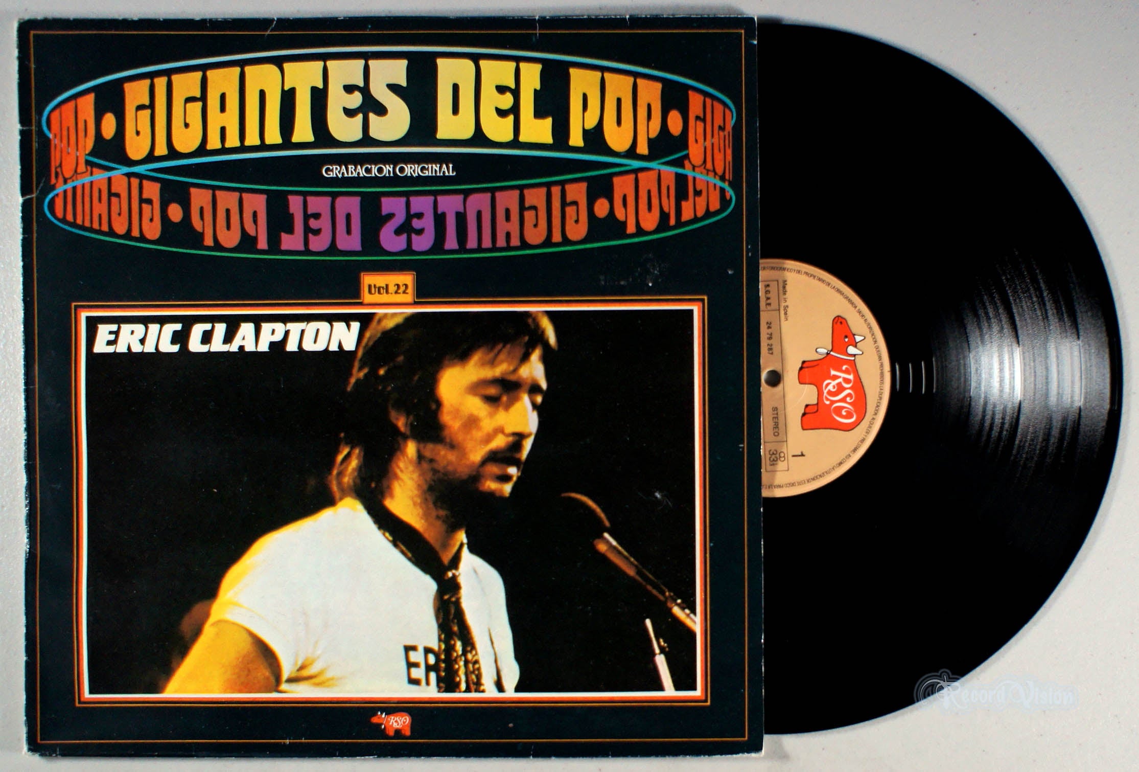 Eric Clapton - Gigantes Del Pop Vol. 22 (front cover) Vinyl