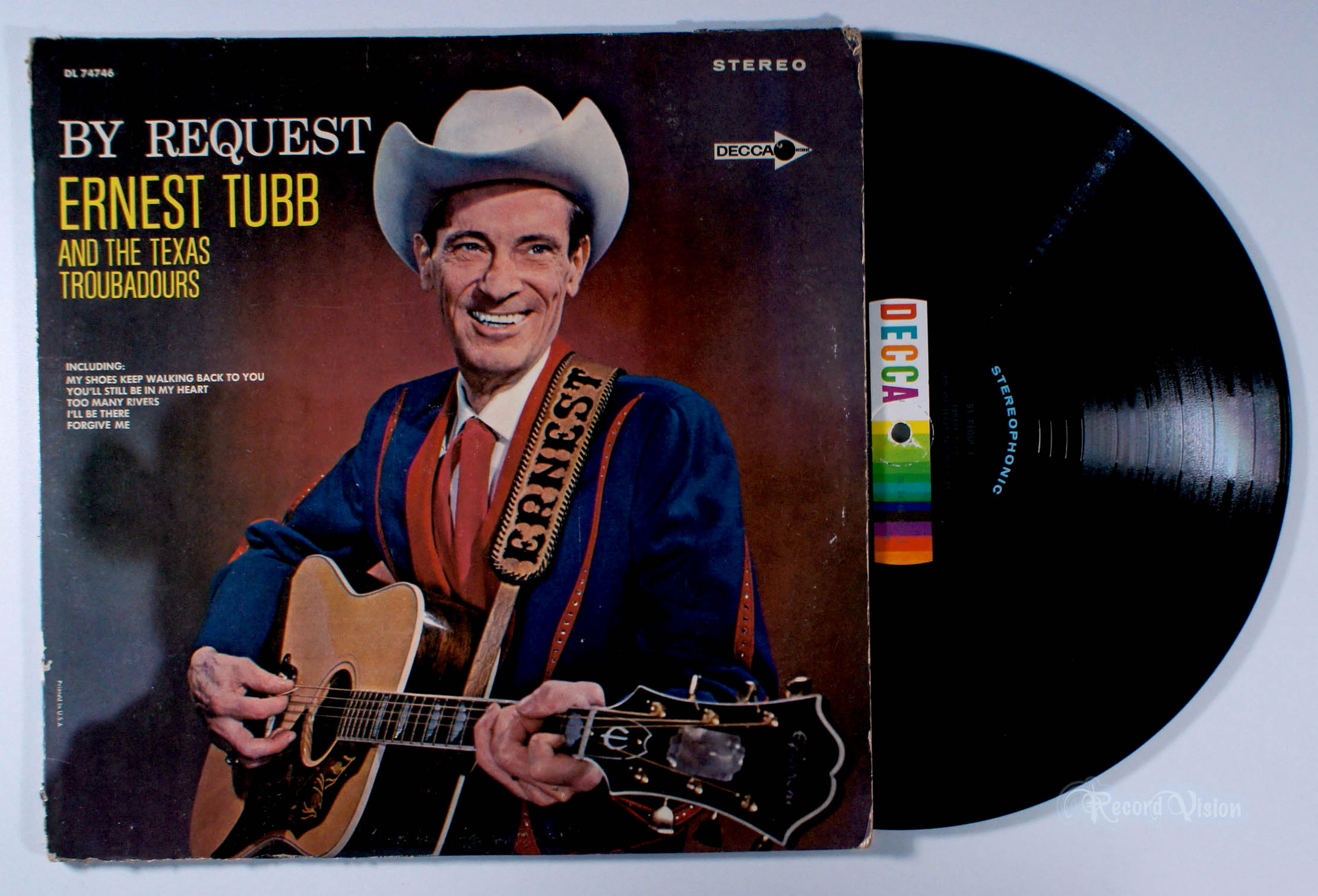 Ernest Tubb - By Request (front cover) Vinyl