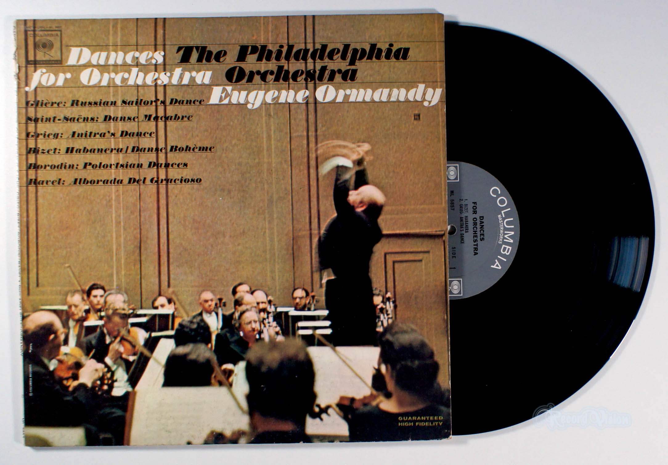 Eugene Ormandy - Dances for Orchestra (front cover) Vinyl