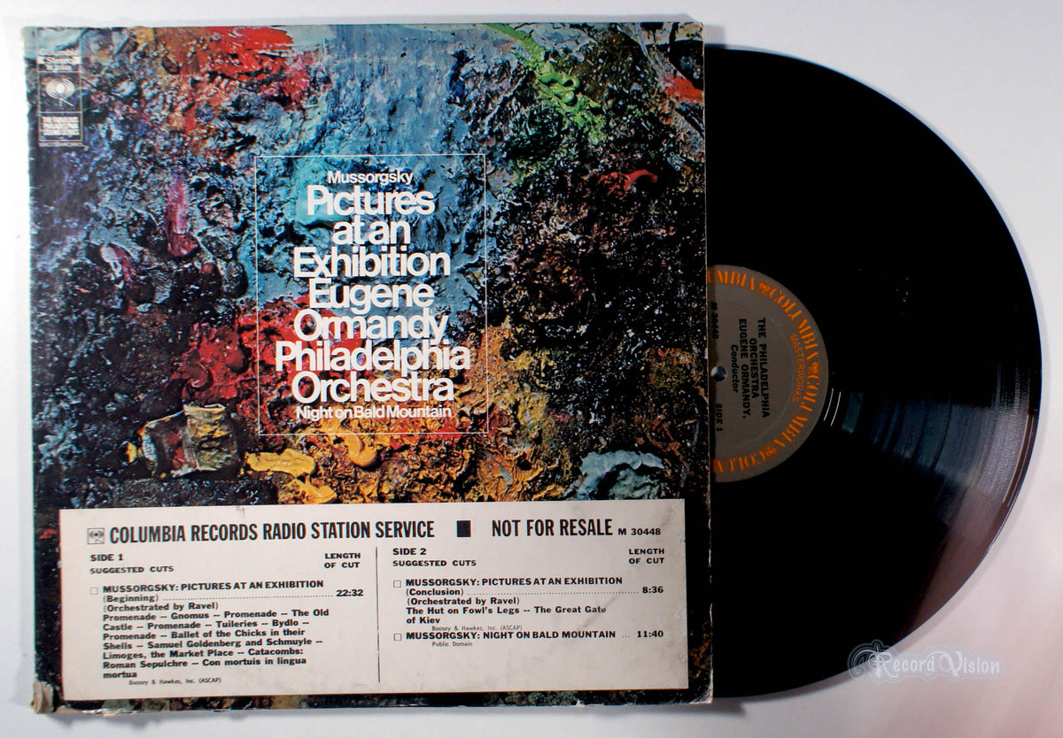 Eugene Ormandy - Mussorgsky: Pictures At An Exhibition - Night On Bald Mountain (front cover) Vinyl