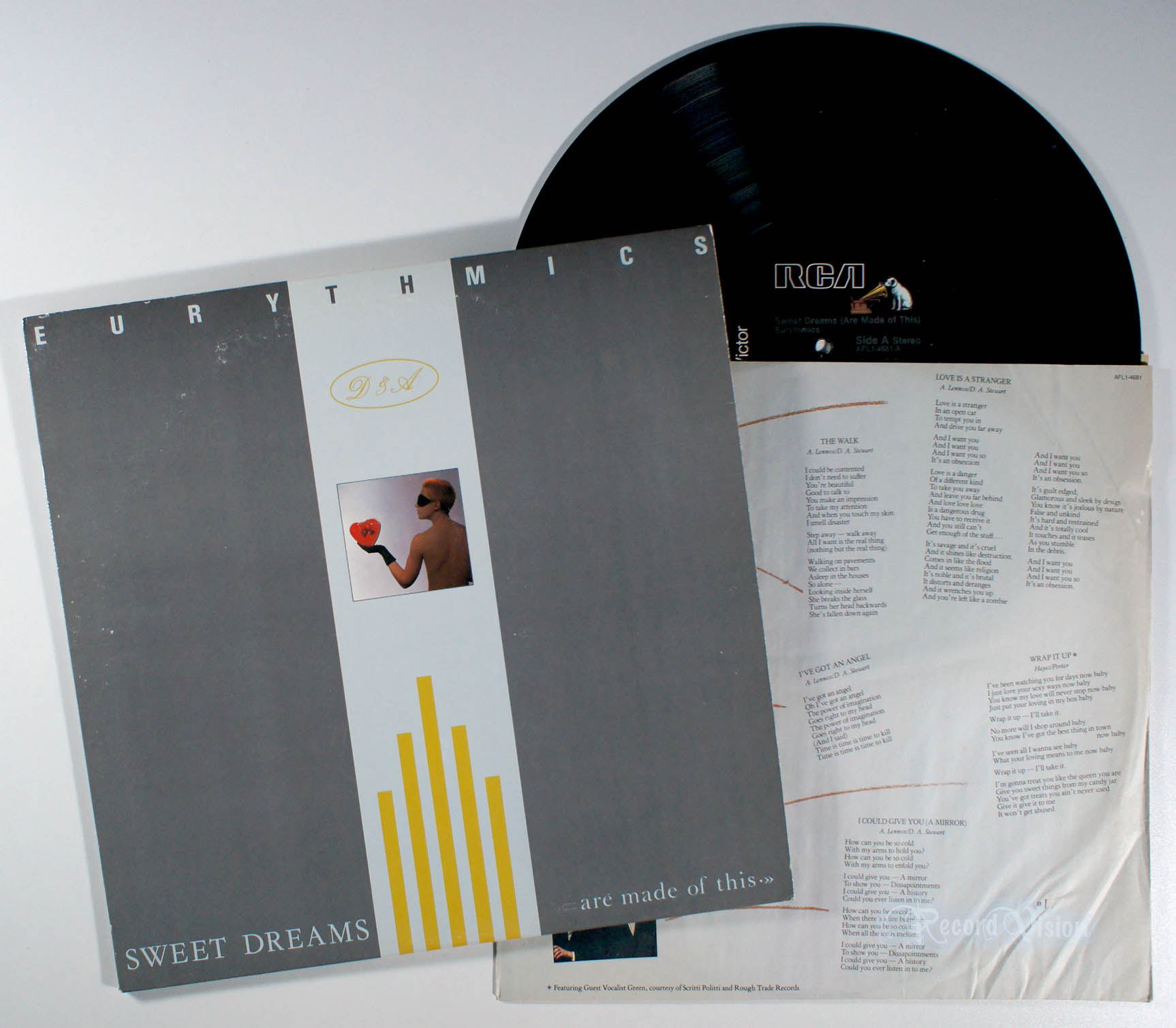 Eurythmics - Sweet Dreams are Made of This (front cover) Vinyl