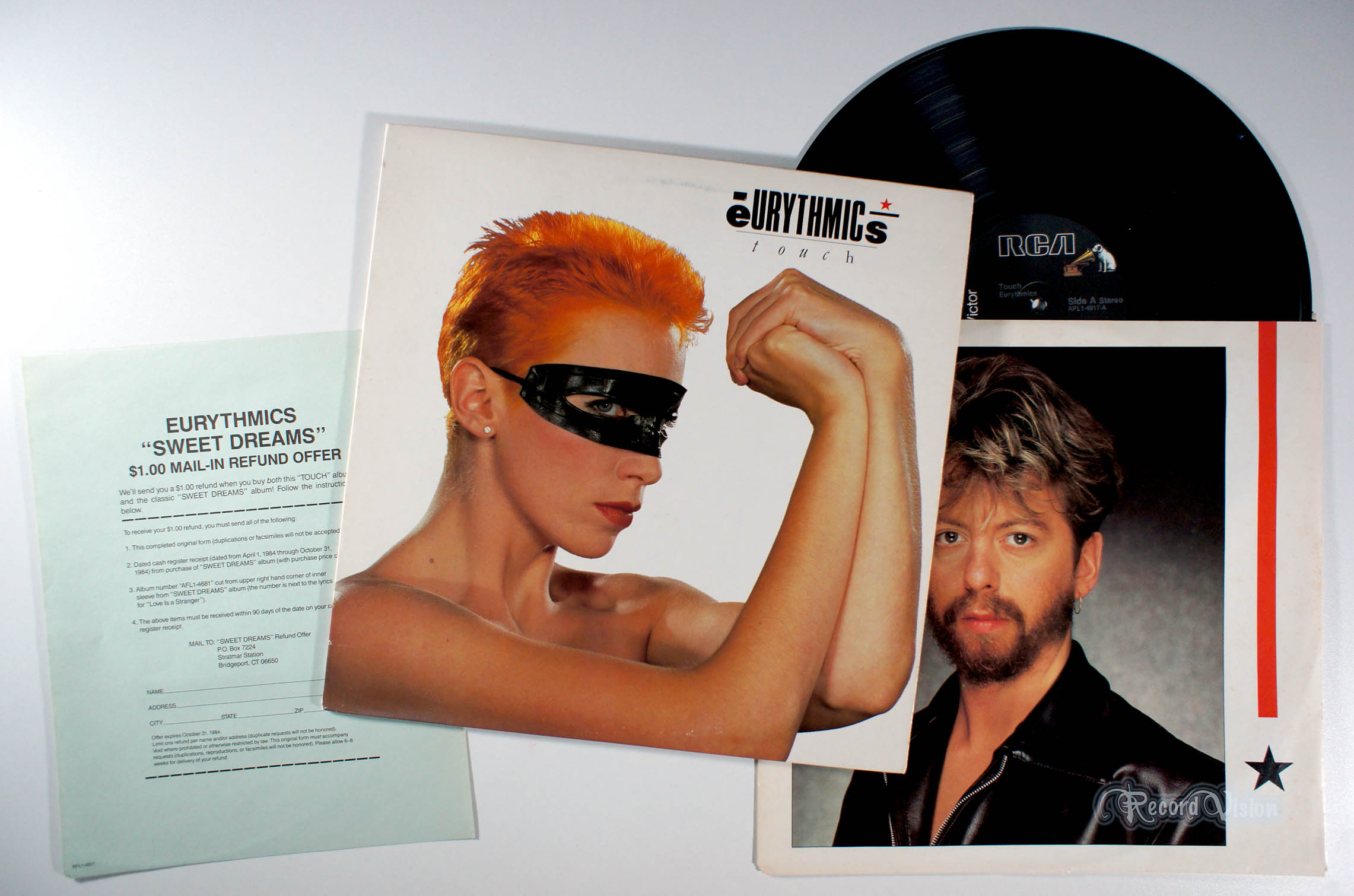 Eurythmics - Touch (front cover) Vinyl